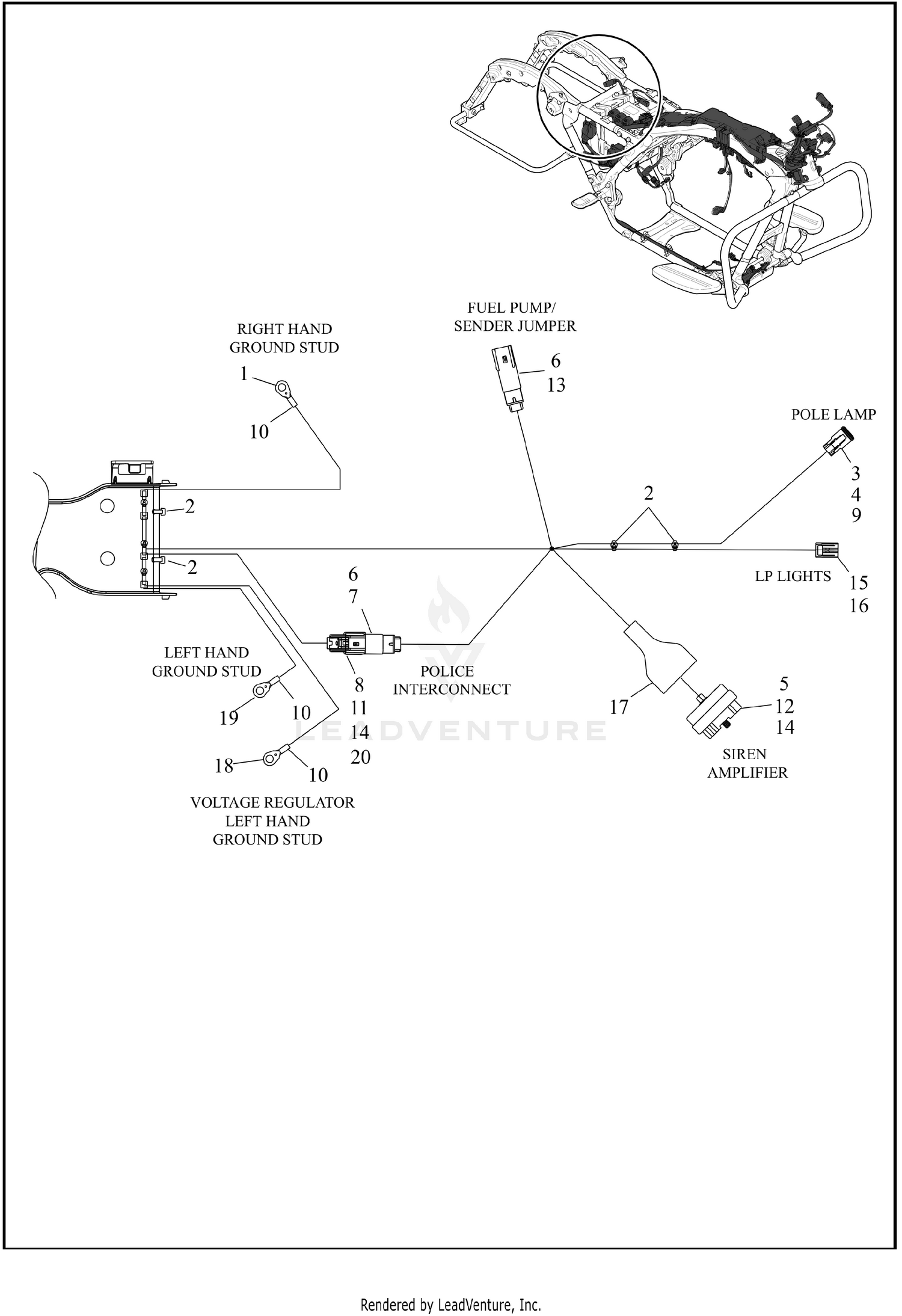 WIRING HARNESS, MAIN, ABS - FLTRXP (4 OF 9)