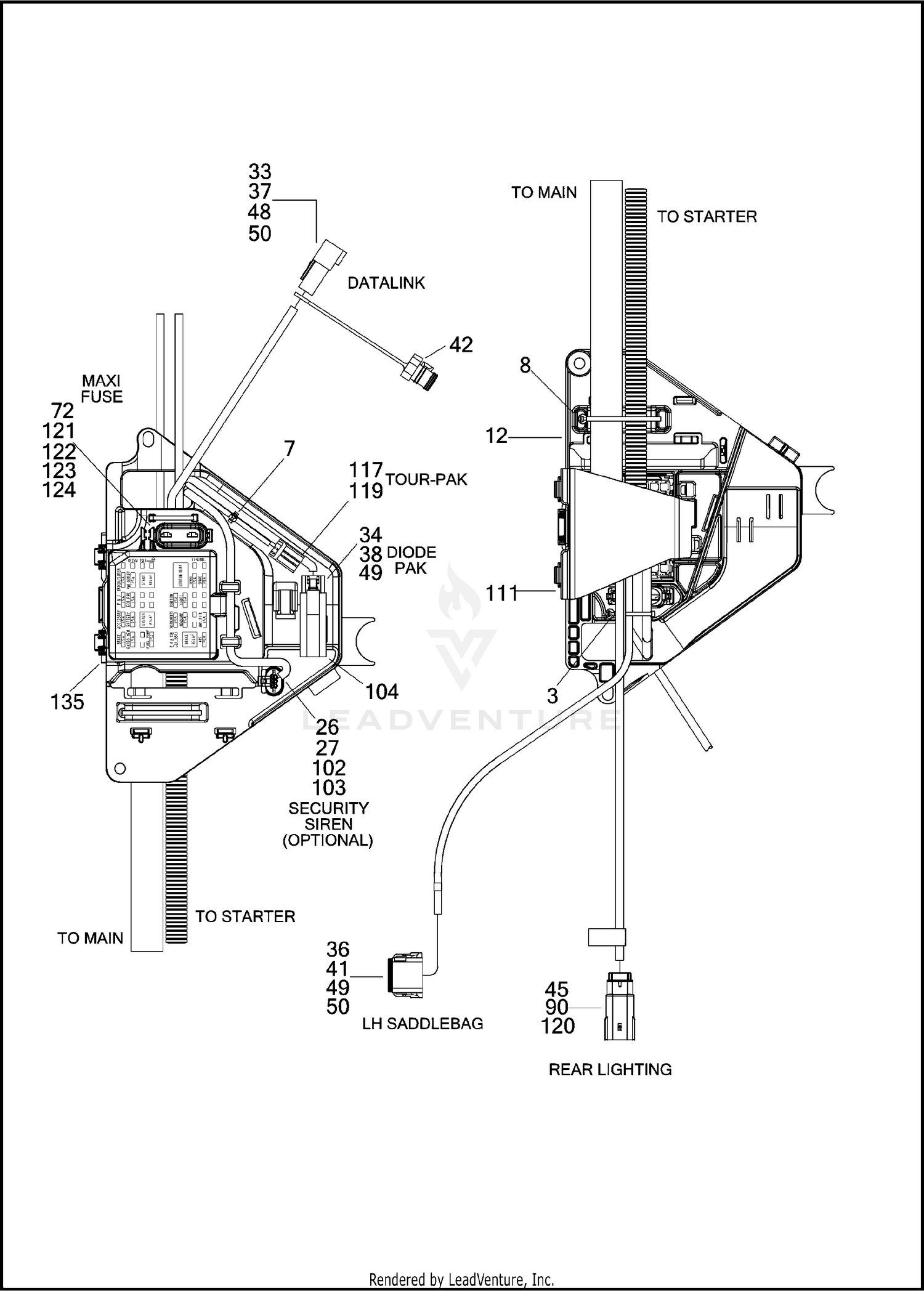WIRING HARNESS, MAIN, ABS (4 OF 5)