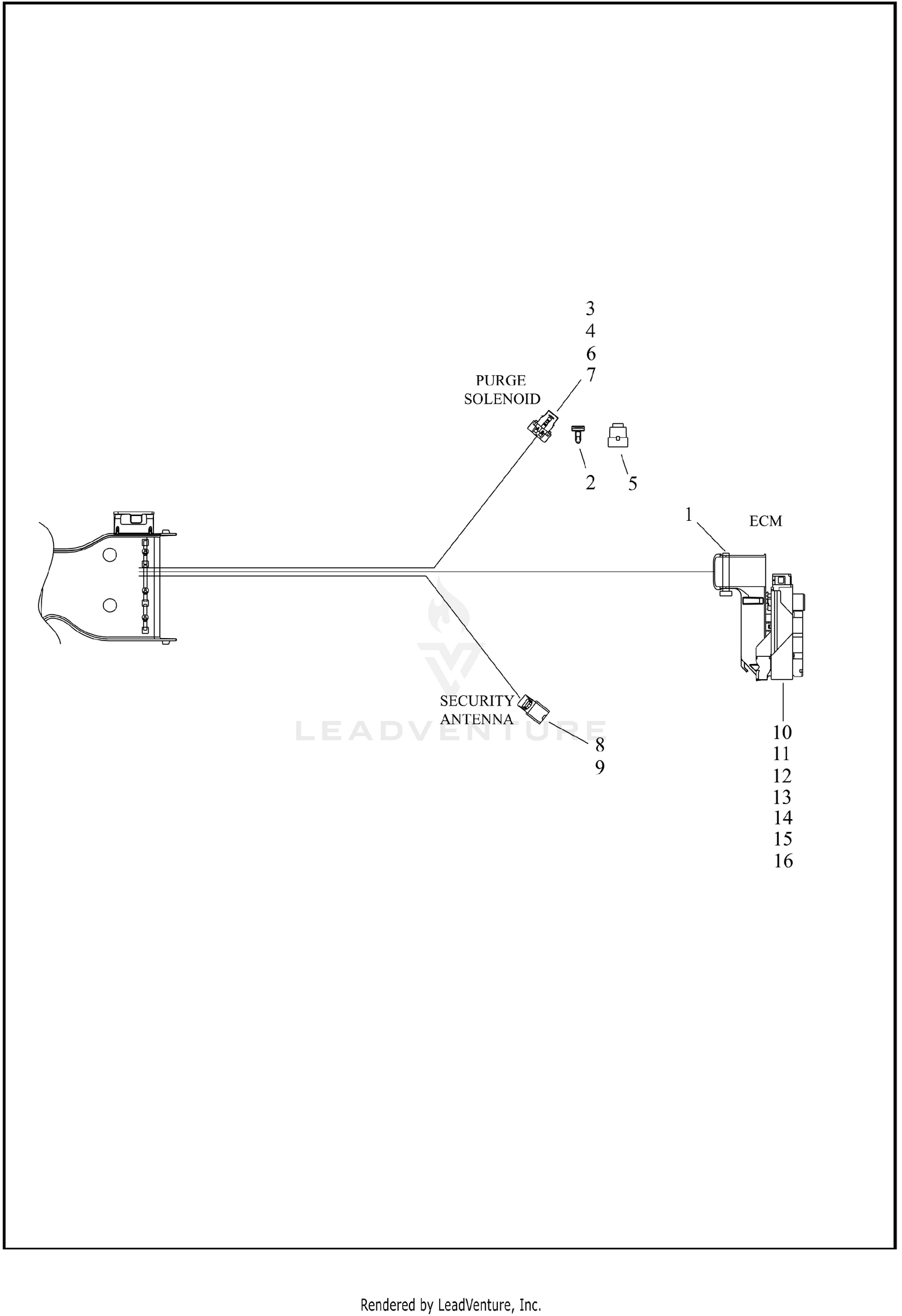 WIRING HARNESS, MAIN - FLHTCUTG (4 OF 10)