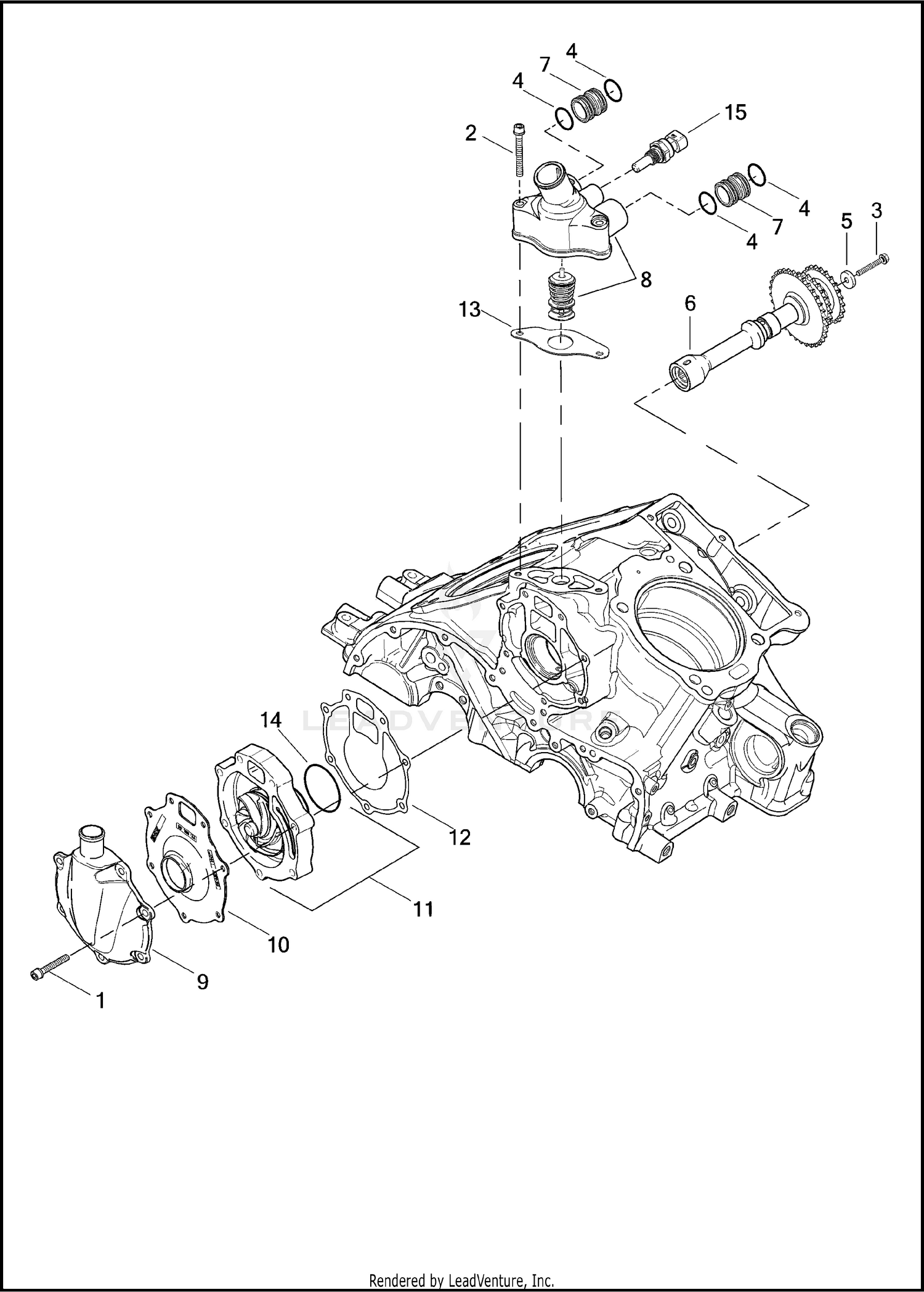 WATER PUMP & THERMOSTAT