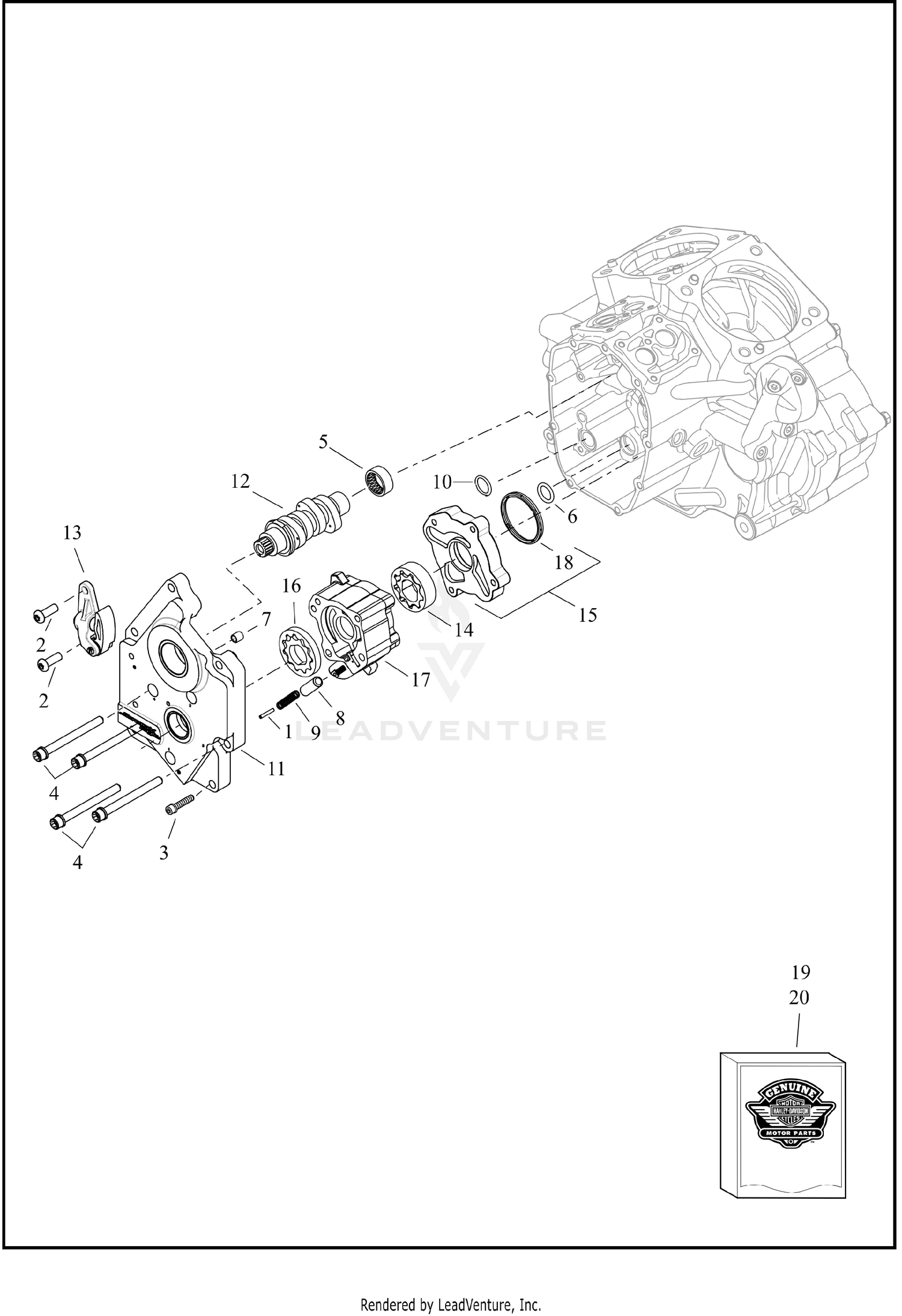 CAMSHAFT AND OIL PUMP, SE 131