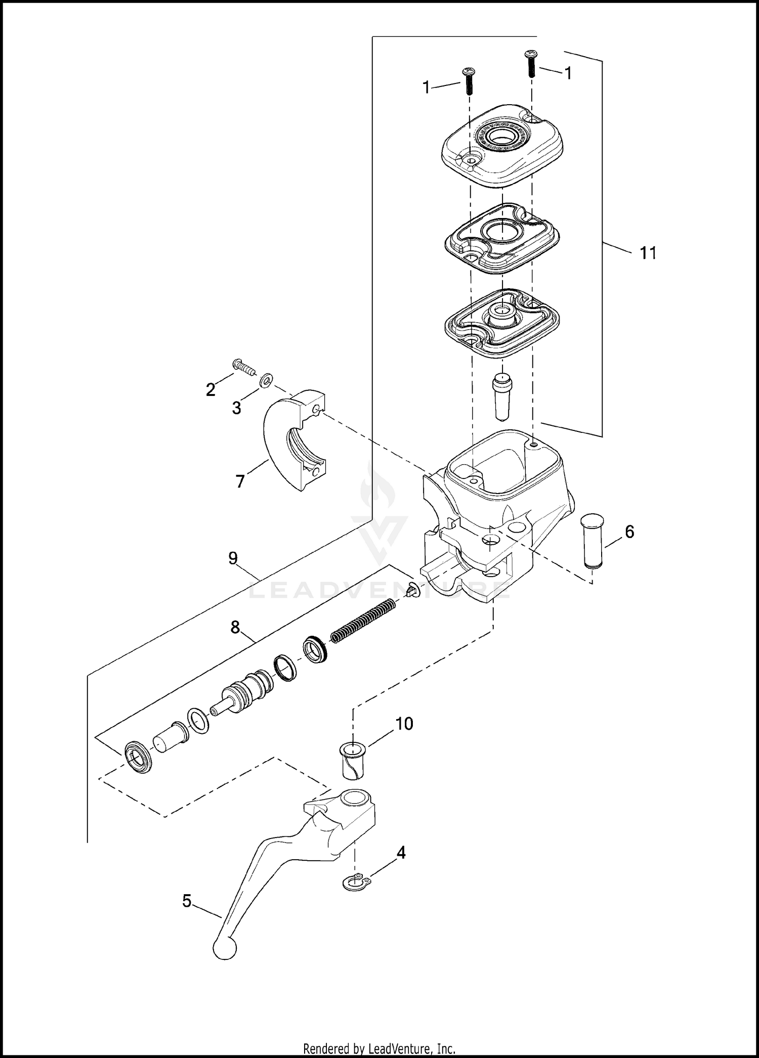 BRAKE CONTROL, FRONT