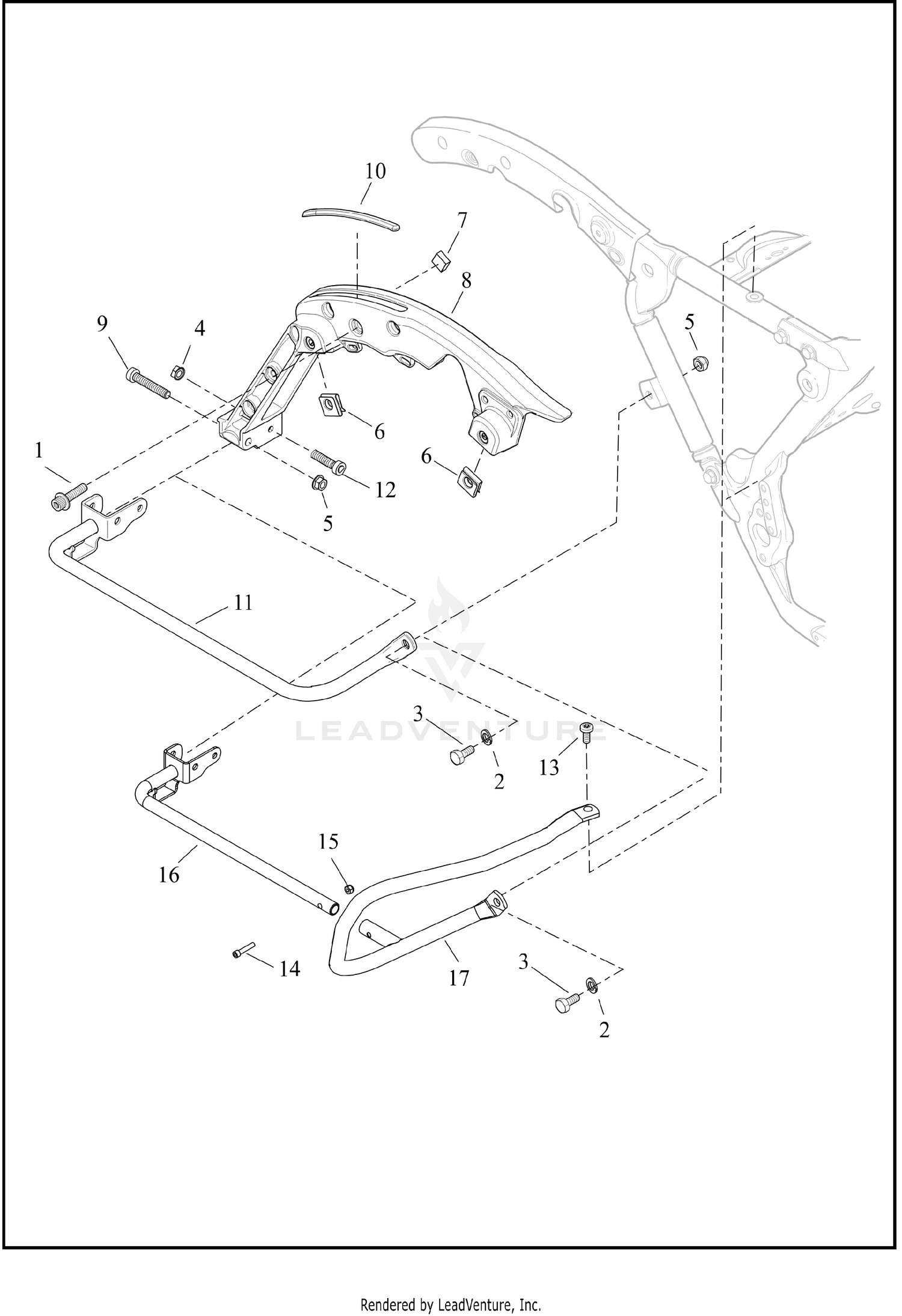 SUPPORTS, SADDLEBAG