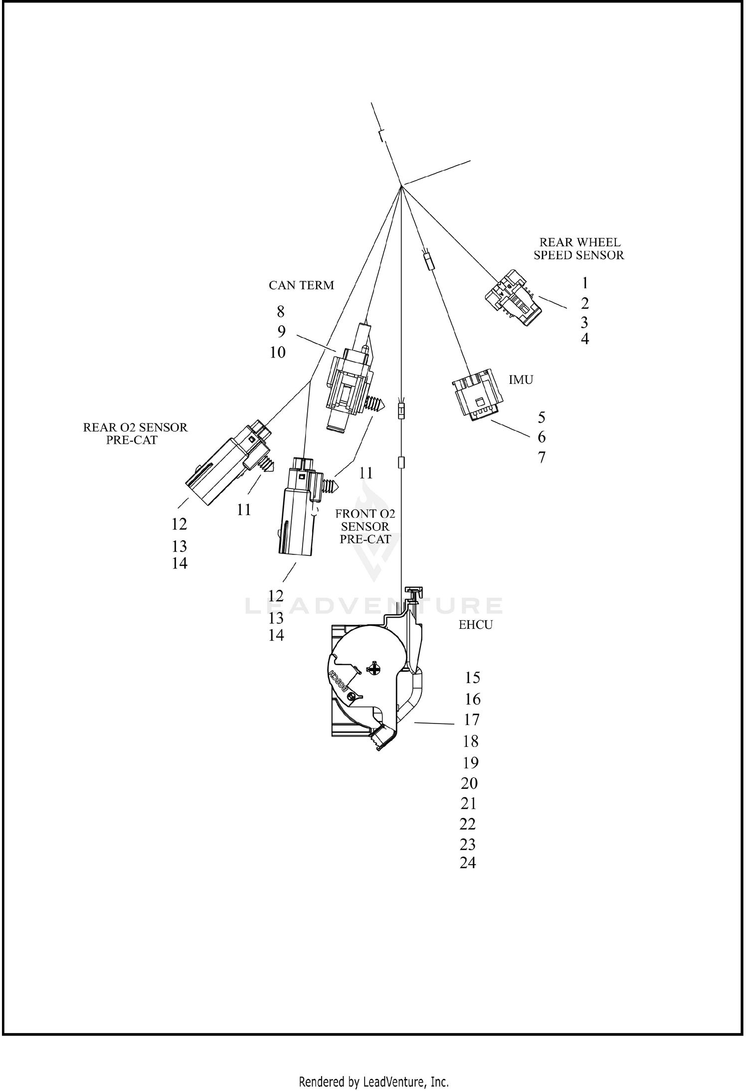 WIRING HARNESS, MAIN (8 OF 11)