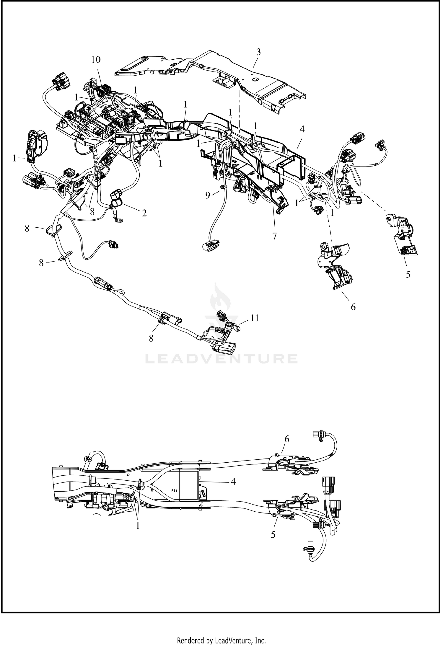 WIRING HARNESS, MAIN (9 OF 11)