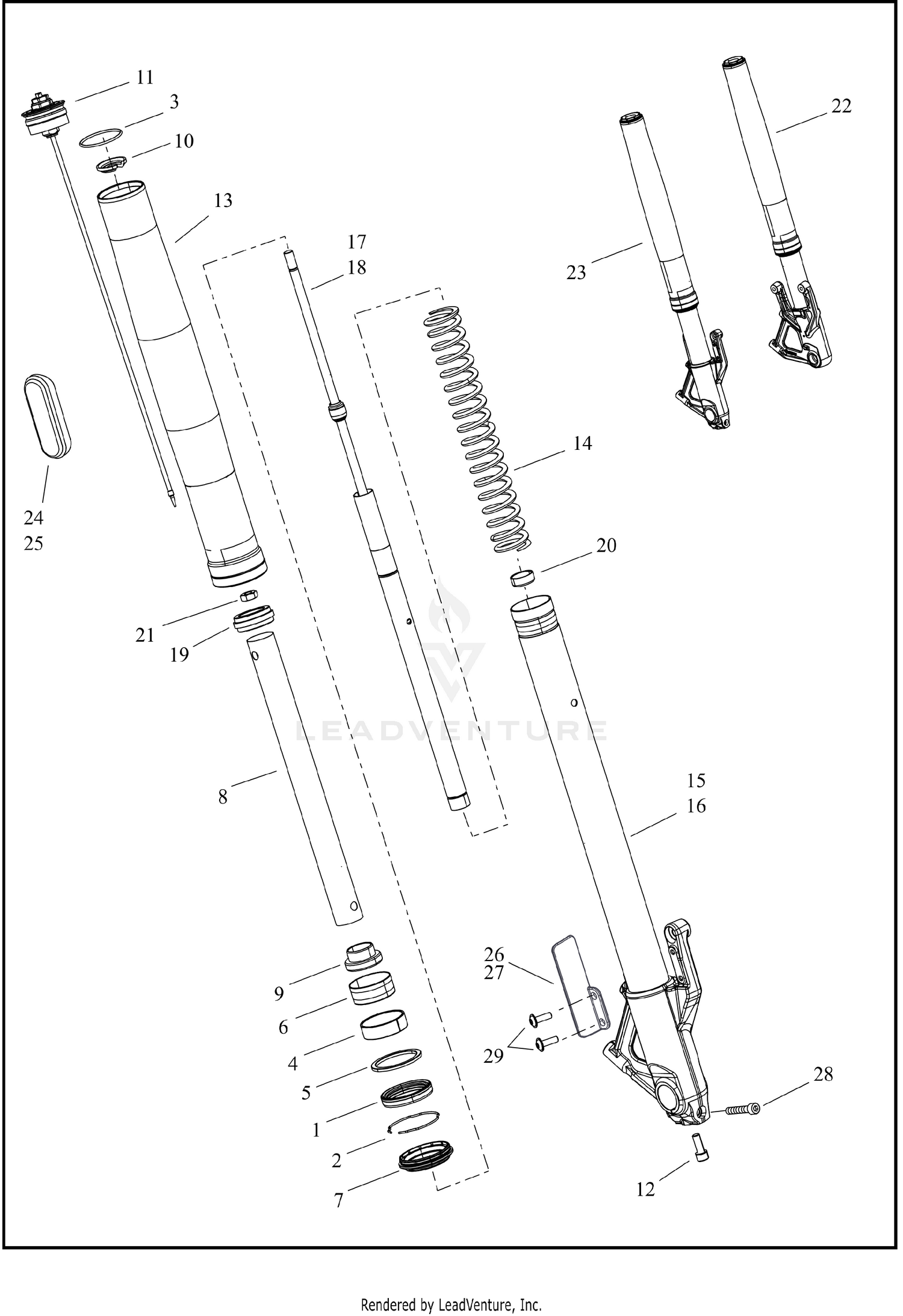 FORK, FRONT