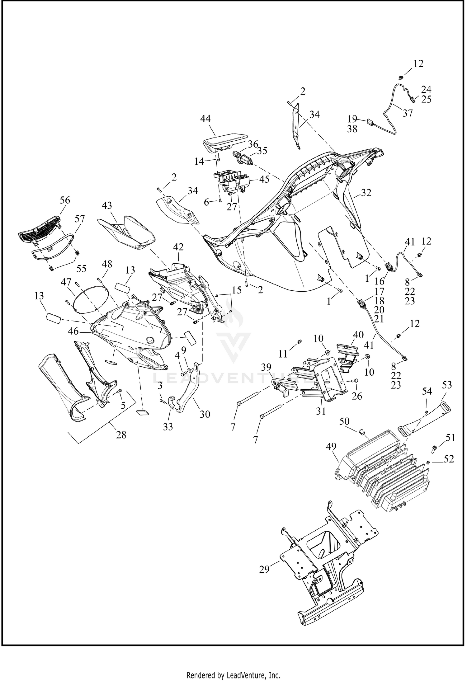 FAIRING, INNER - FLTRXP