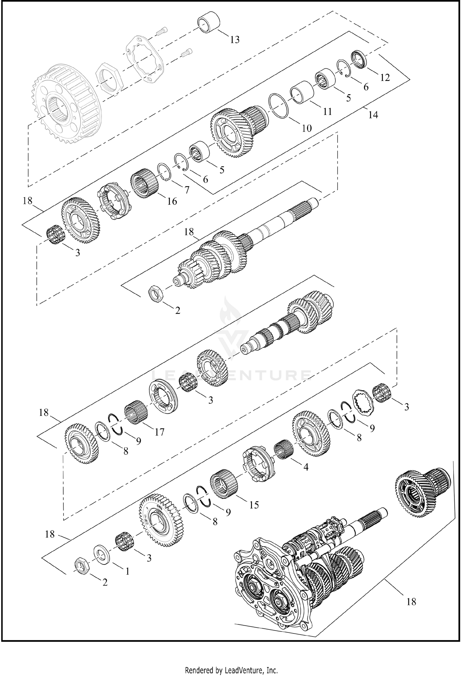 TRANSMISSION GEARS, SCREAMIN EAGLE