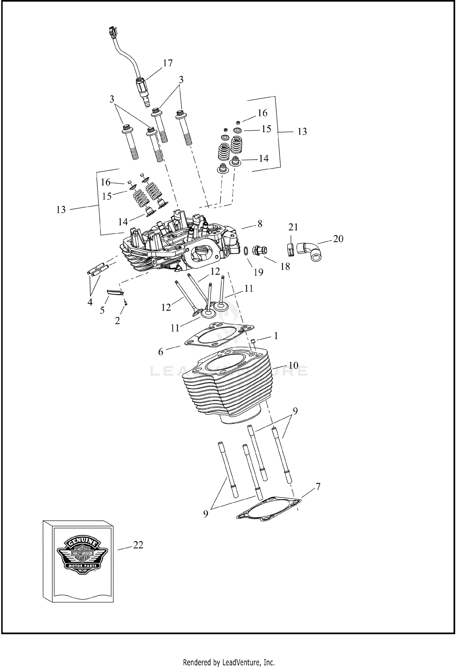 CYLINDERS, HEADS AND VALVES