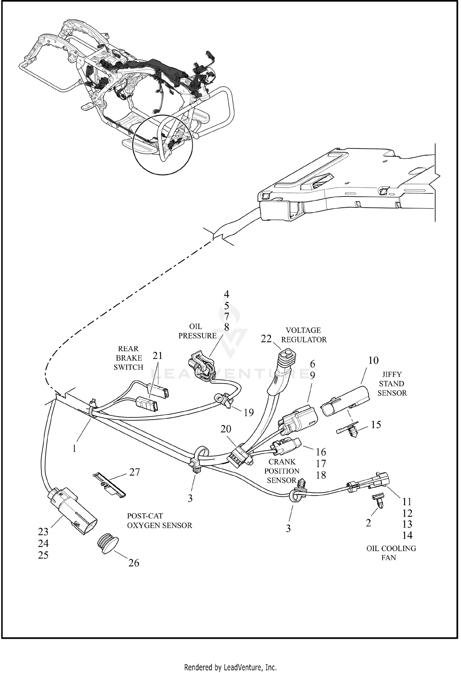 WIRING HARNESS, MAIN, ABS - FLTRXP (7 OF 9)