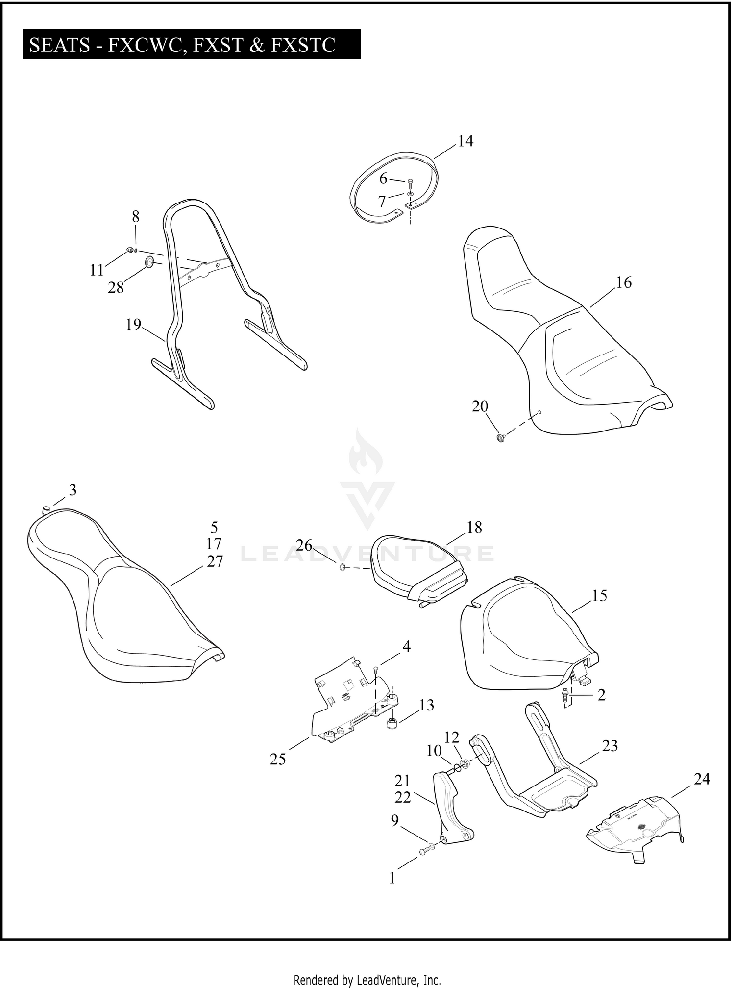 SEATS - FXCWC, FXST & FXSTC