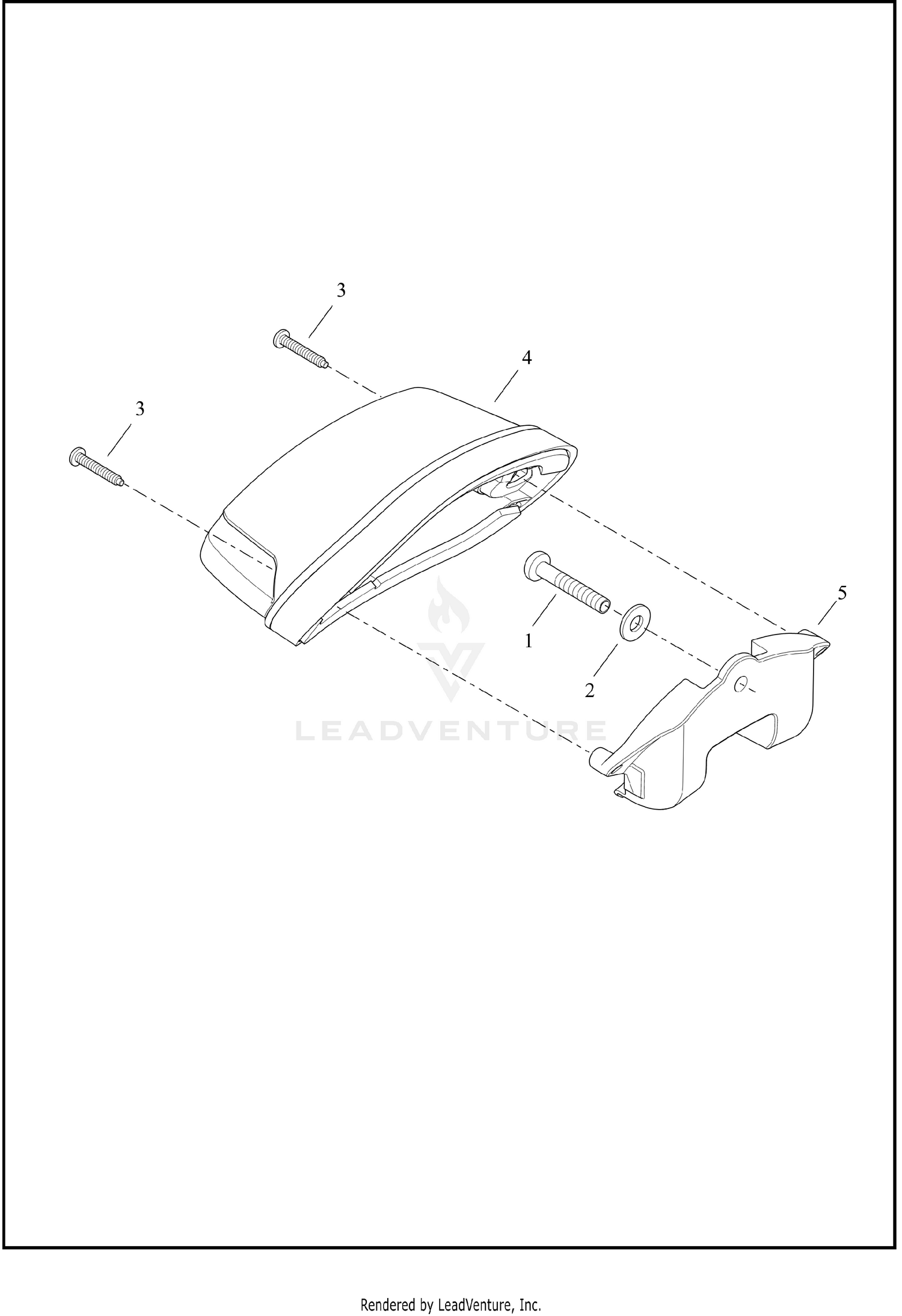 TAIL LAMP AND TURN SIGNALS, REAR - FLHTCUTG -HDI