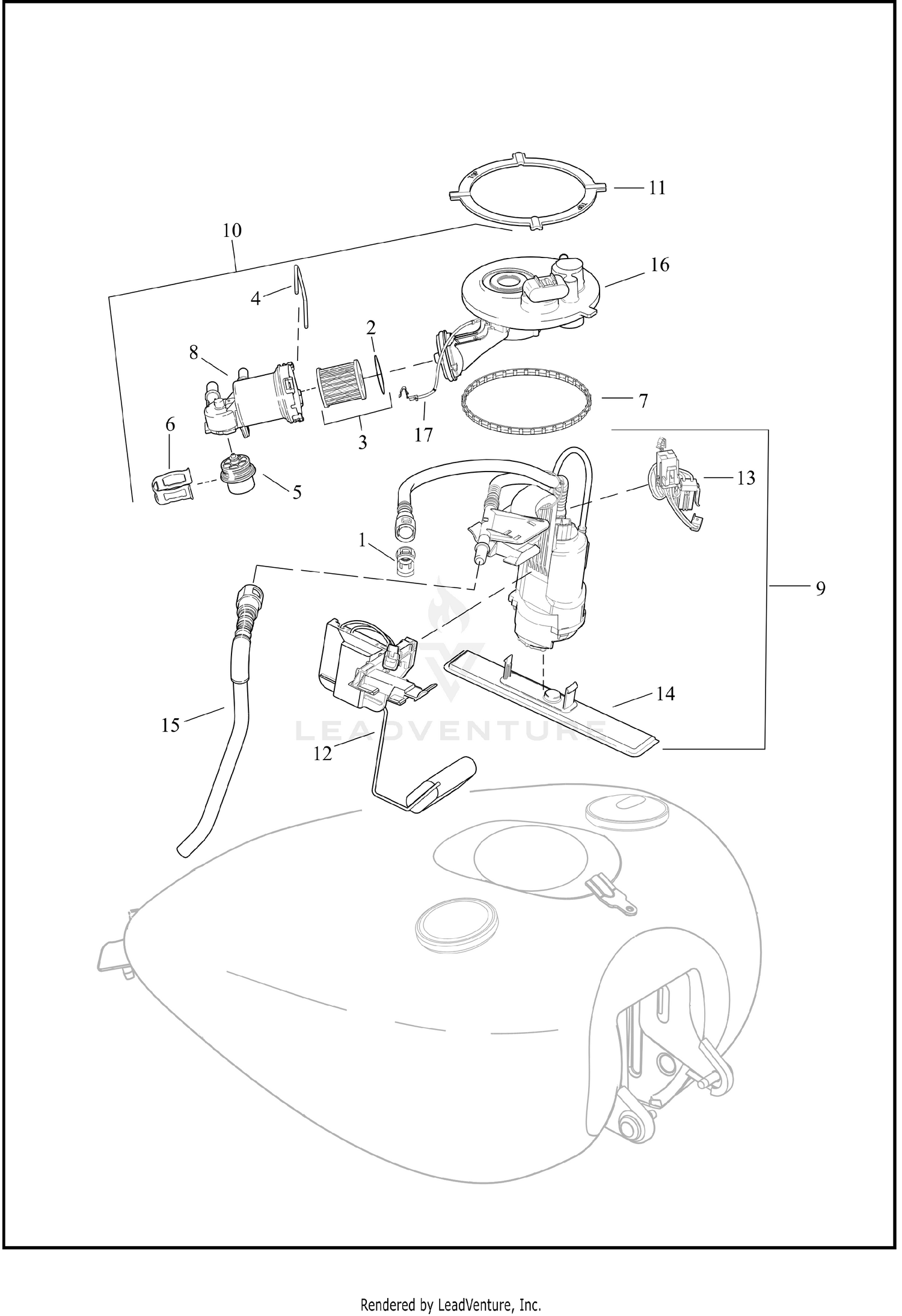 FUEL PUMP - FLHP