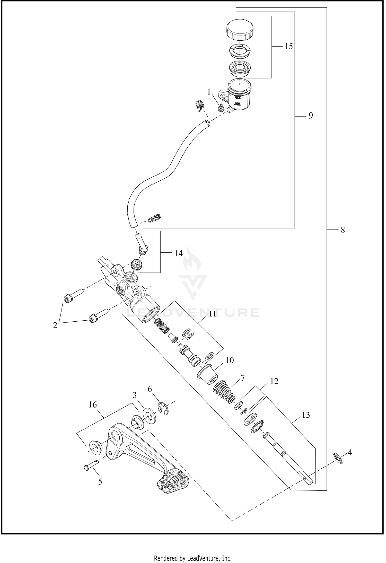 BRAKE CONTROL, REAR