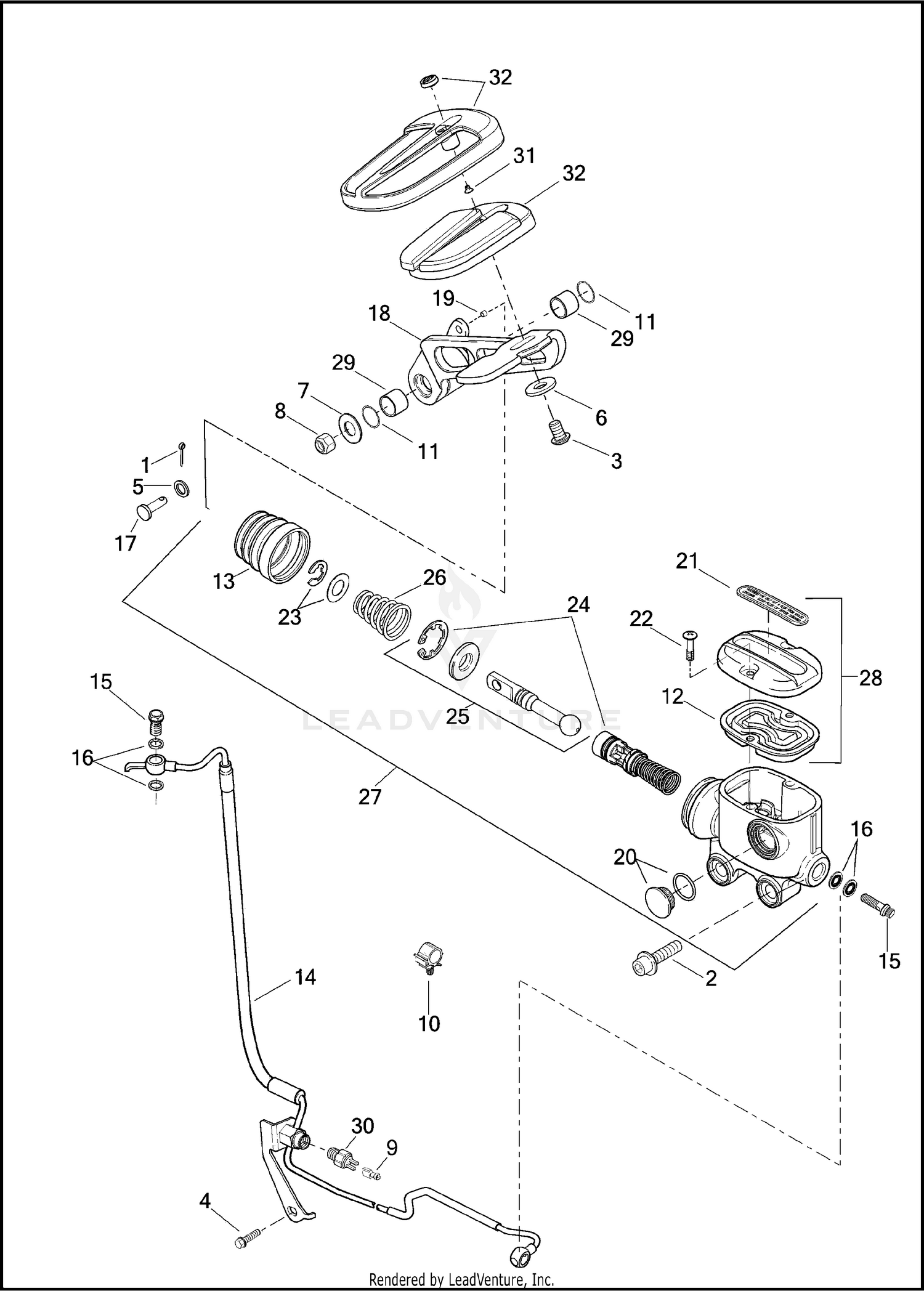 BRAKE CONTROL, REAR