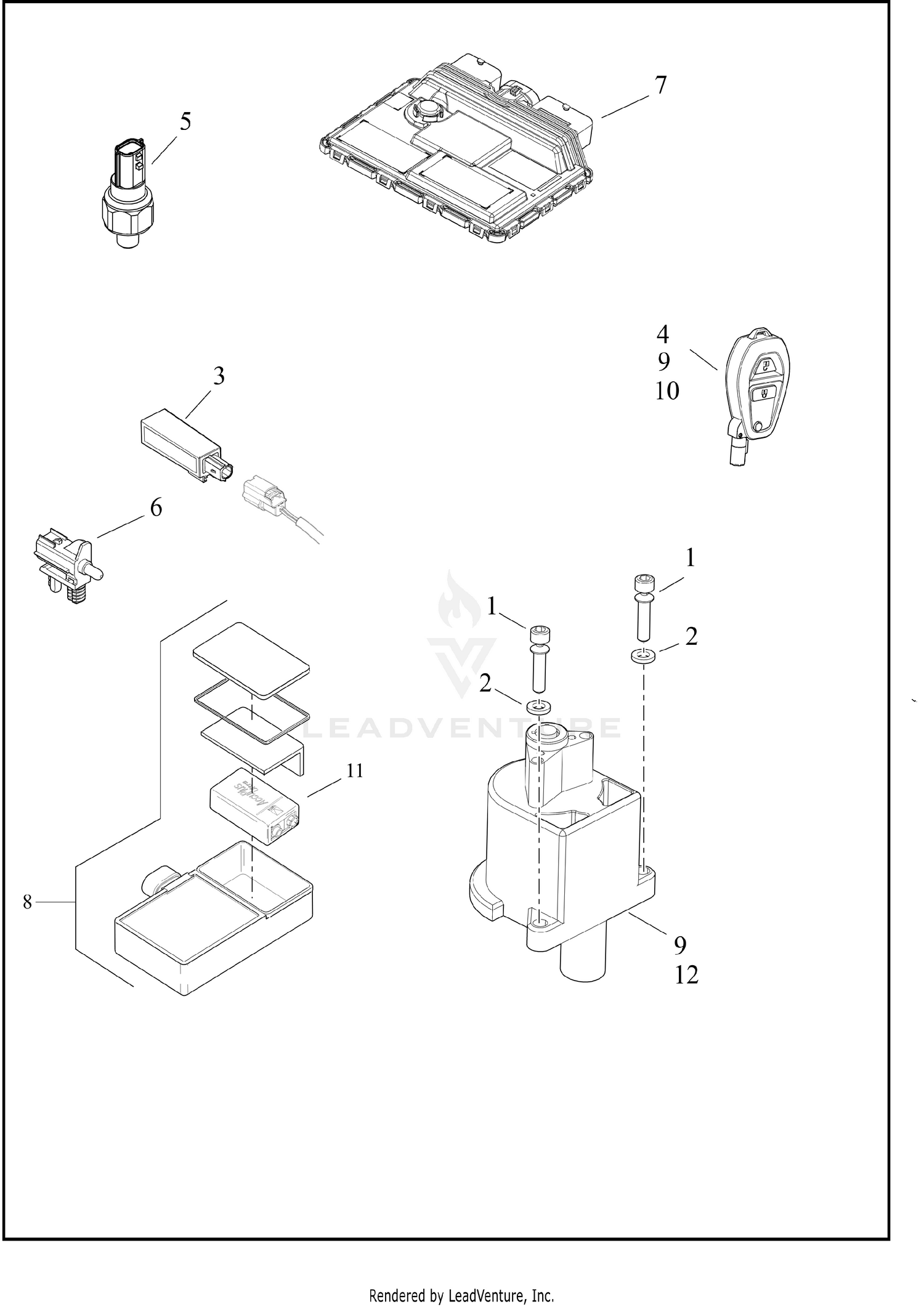 BODY CONTROL MODULE, SWITCHES