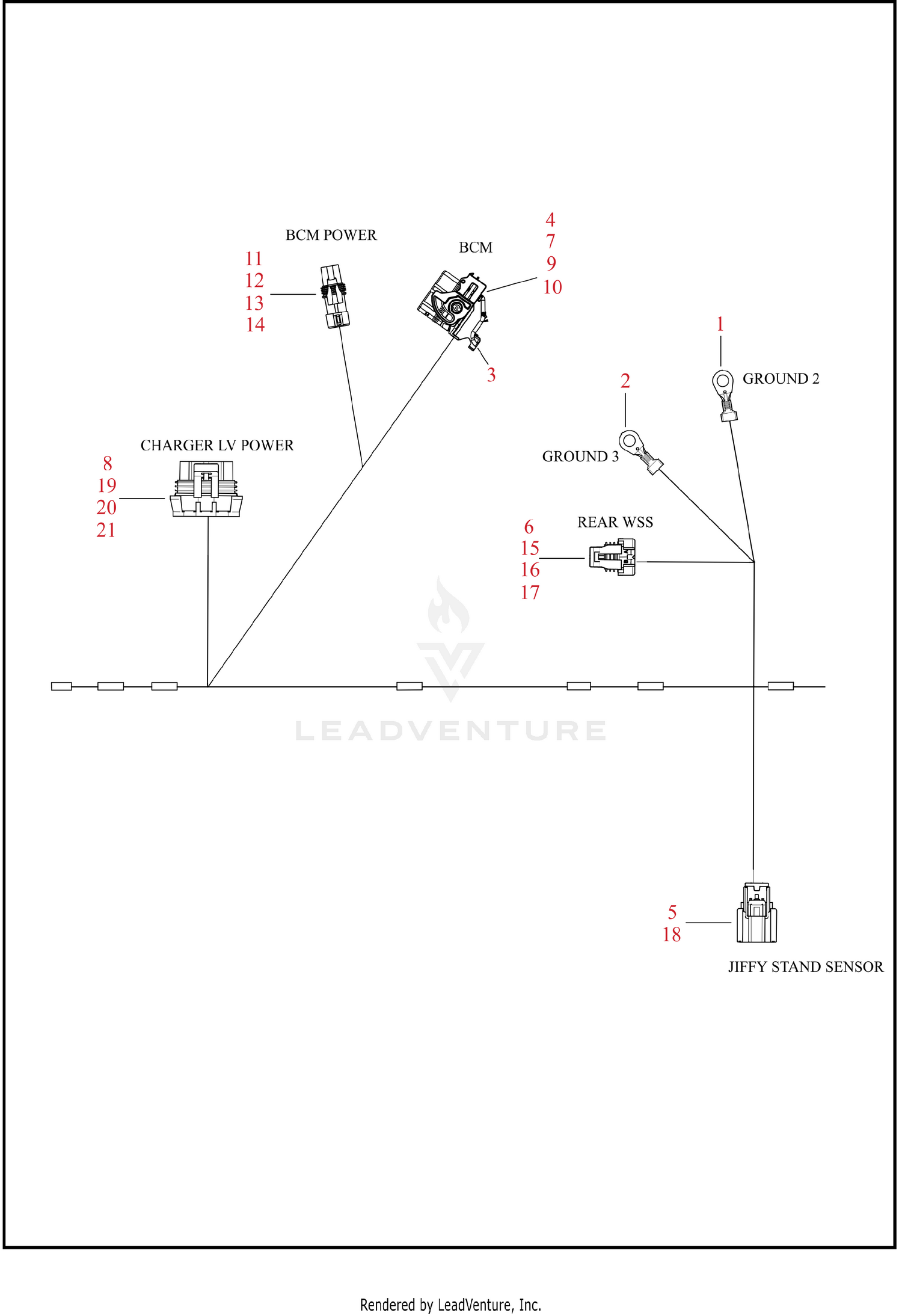 WIRING HARNESS, MAIN (3 OF 6)