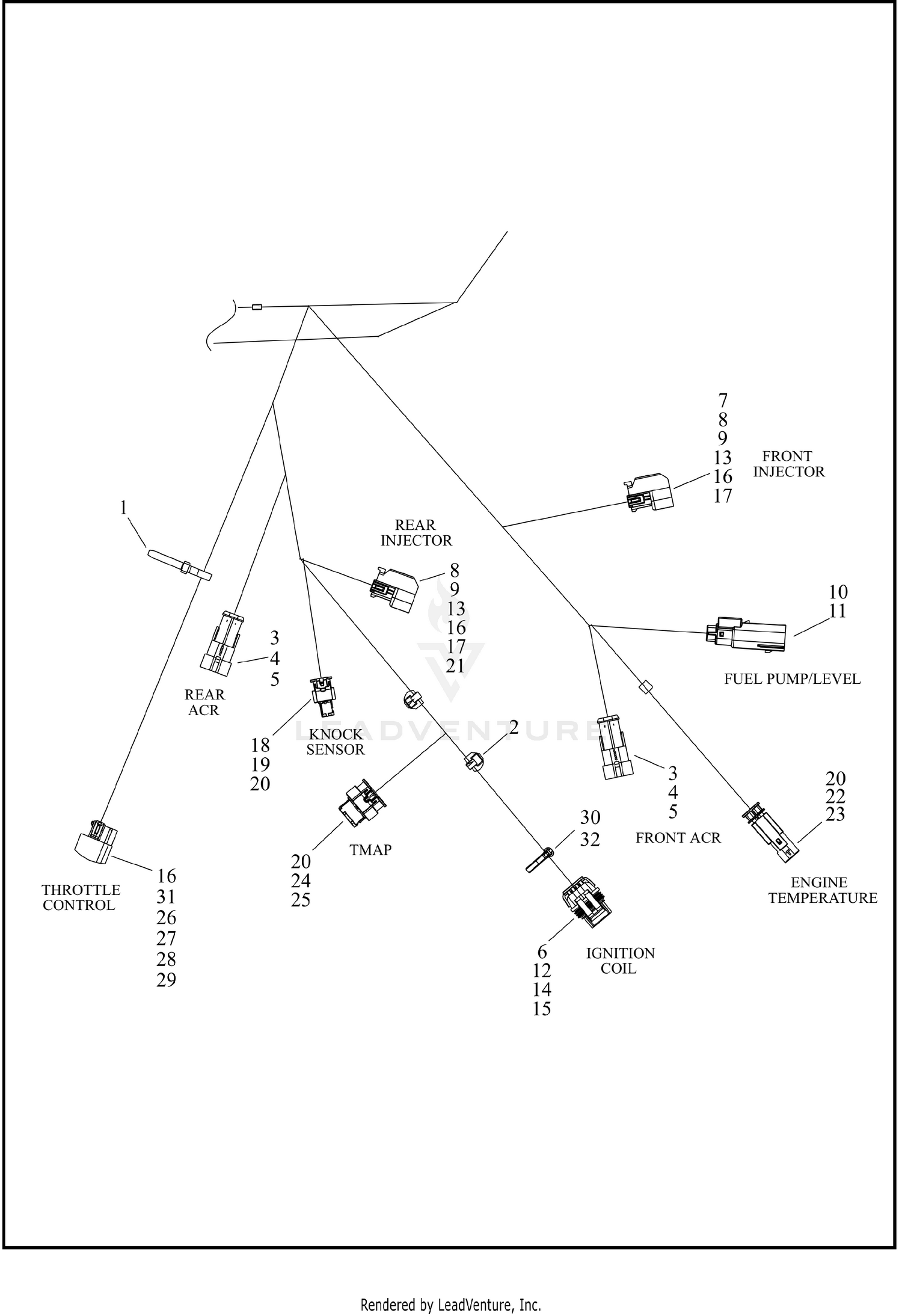 WIRING HARNESS, MAIN (3 OF 11)