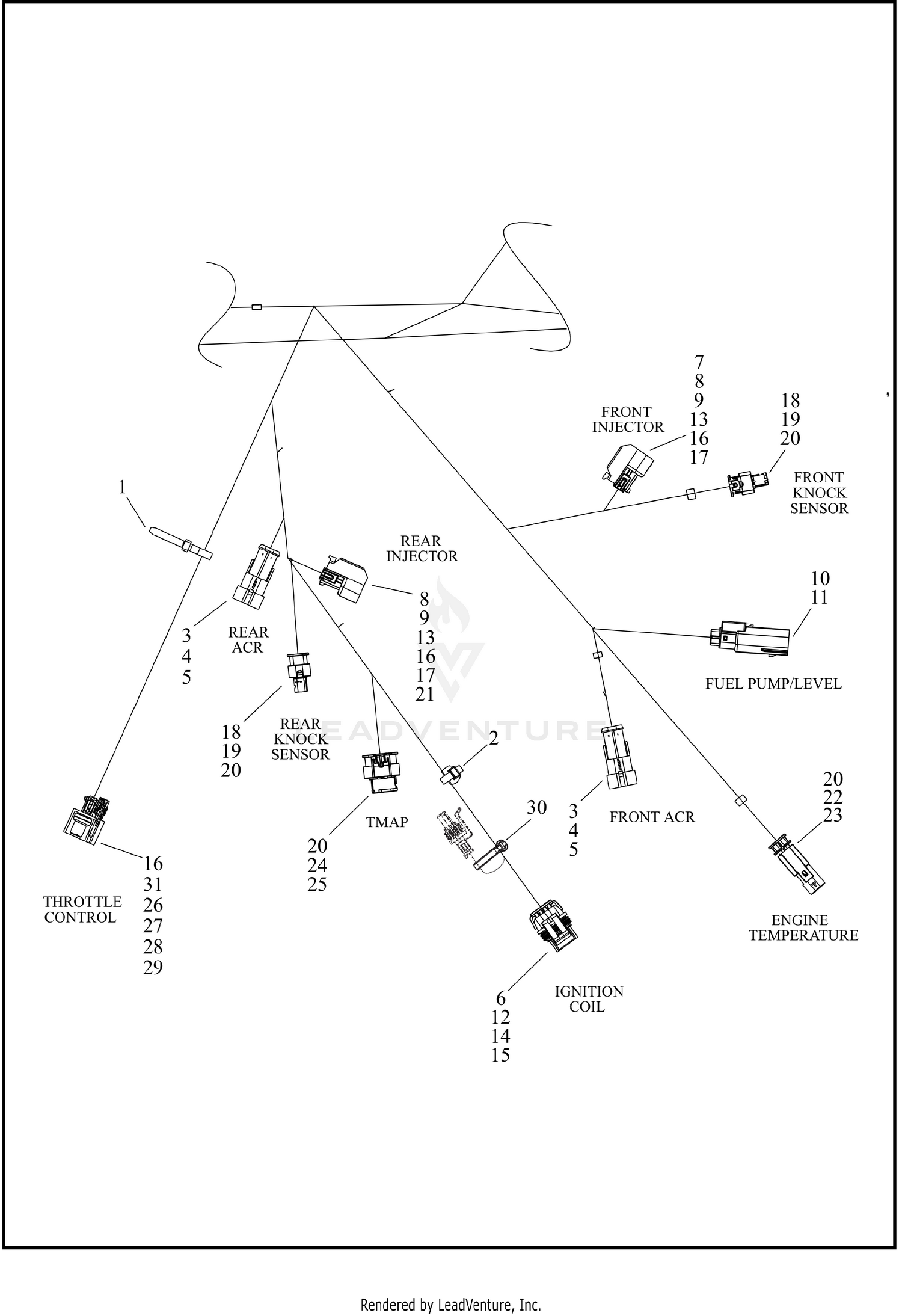 WIRING HARNESS, MAIN (3 OF 11)