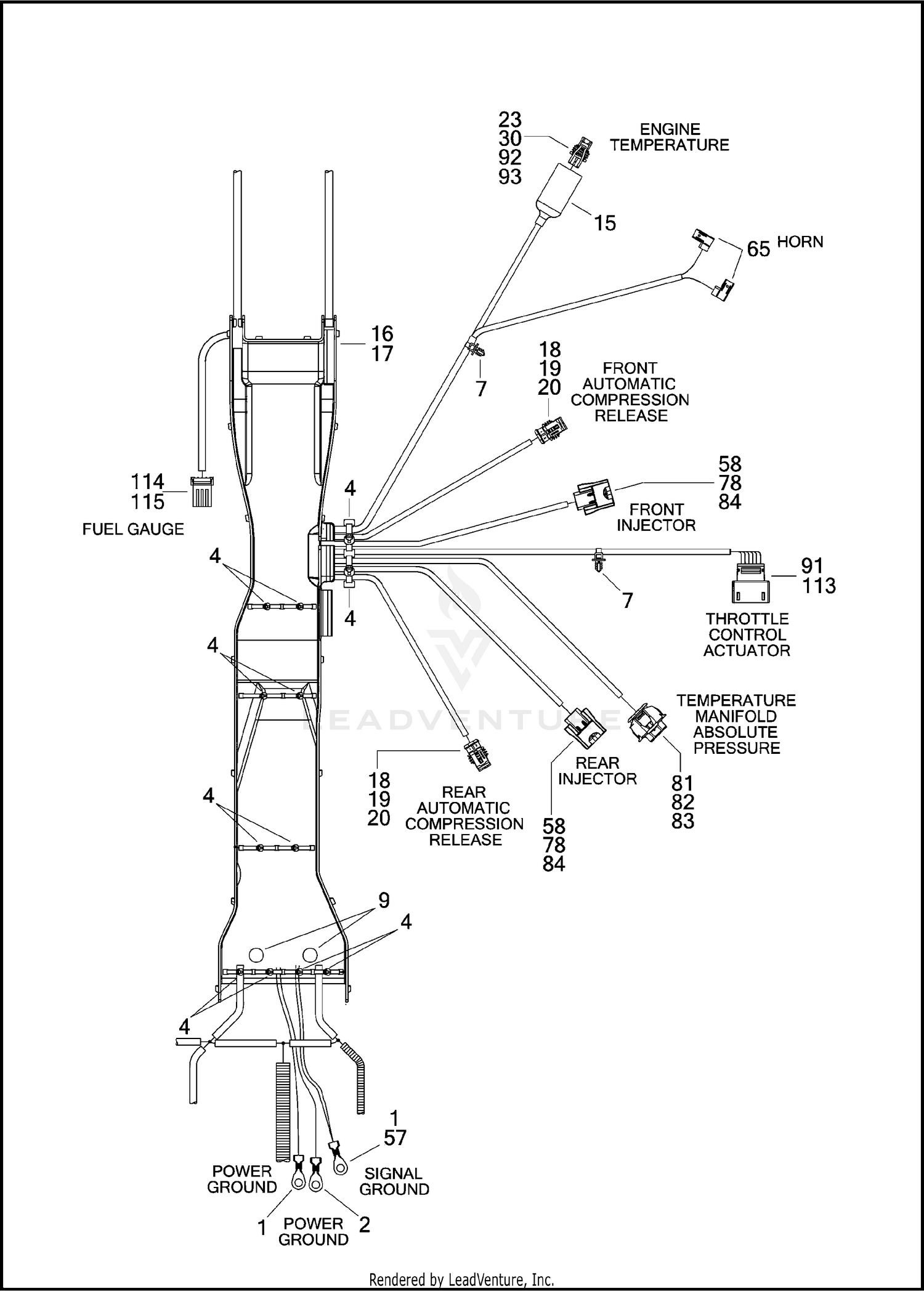 WIRING HARNESS, MAIN, ABS (2 OF 5)