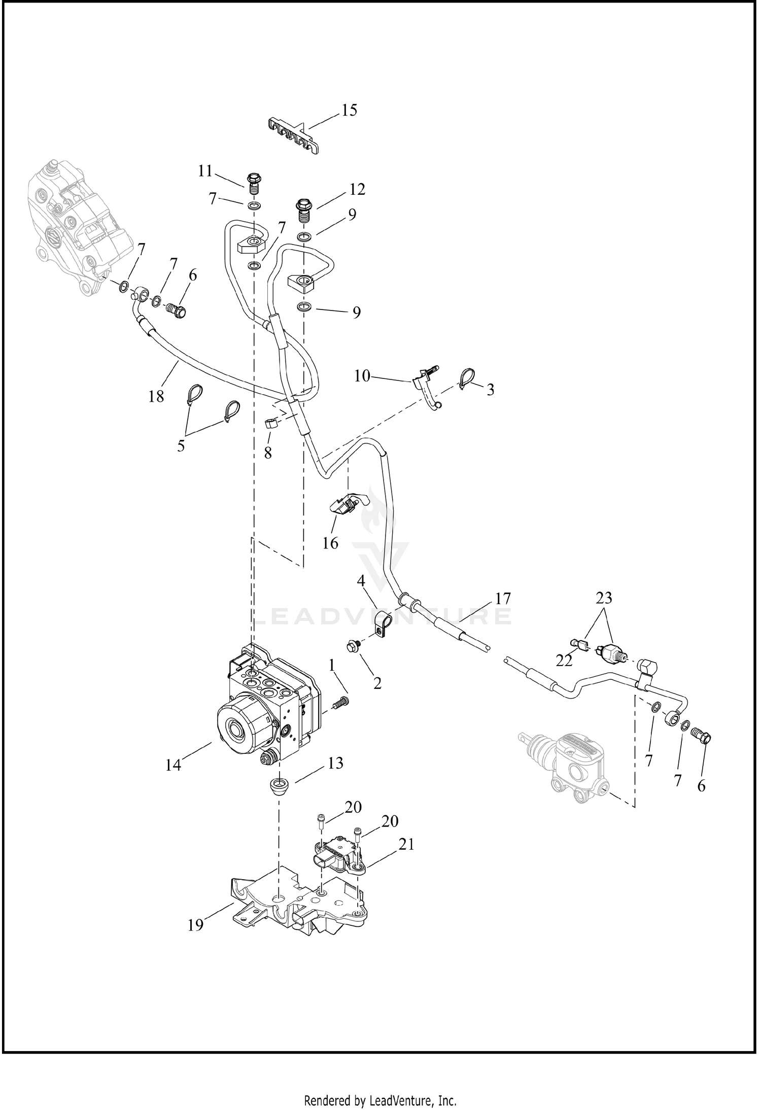 BRAKE LINES, REAR