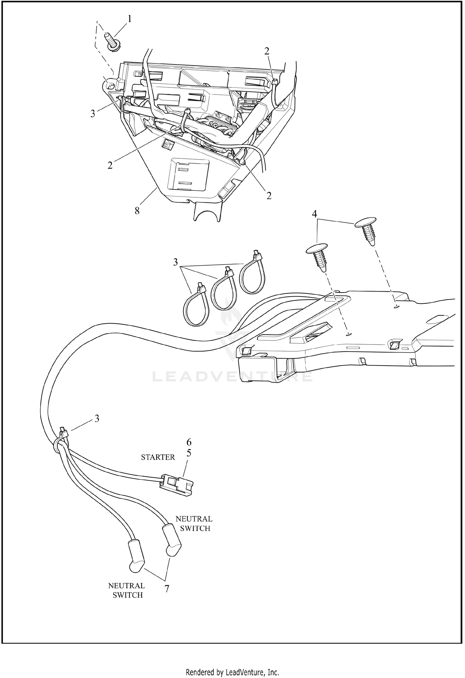WIRING HARNESS, MAIN, ABS - FLTRK (6 OF 10)