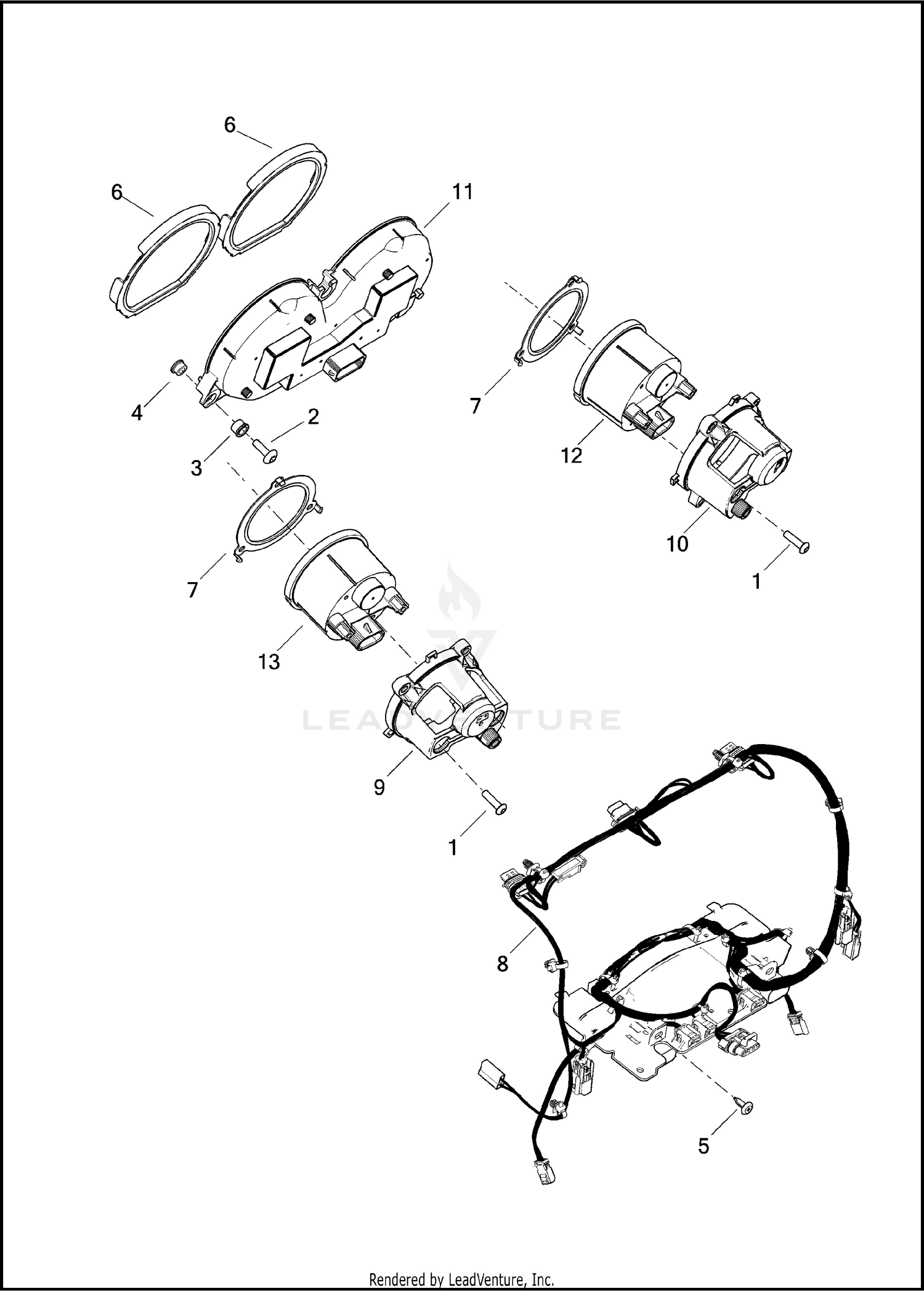 INSTRUMENTS - FLHTCUTG