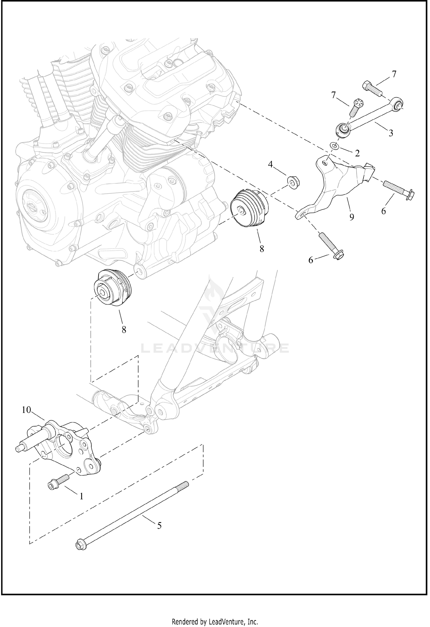 ENGINE MOUNTS AND STABILIZER LINK