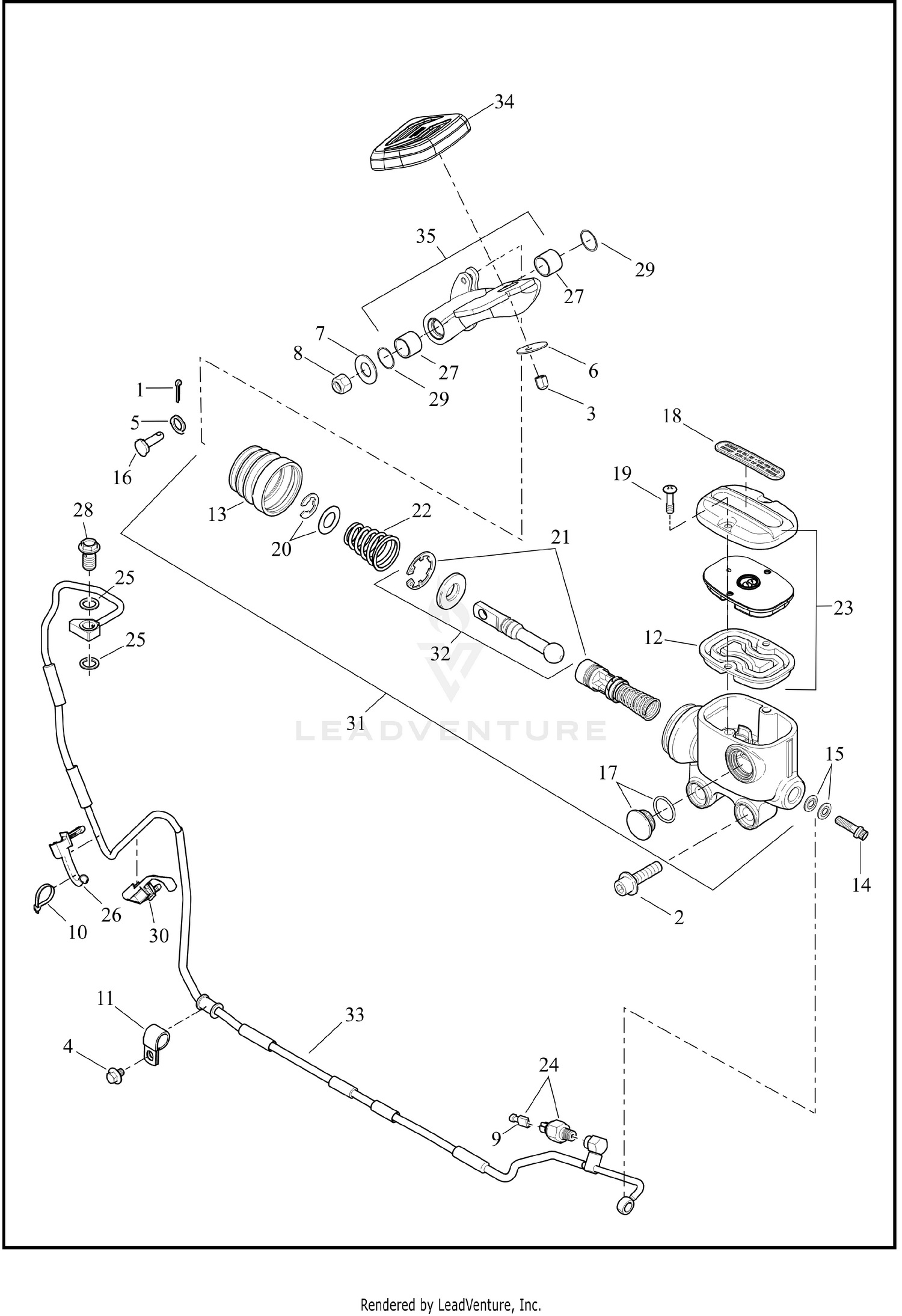 BRAKE CONTROL, REAR