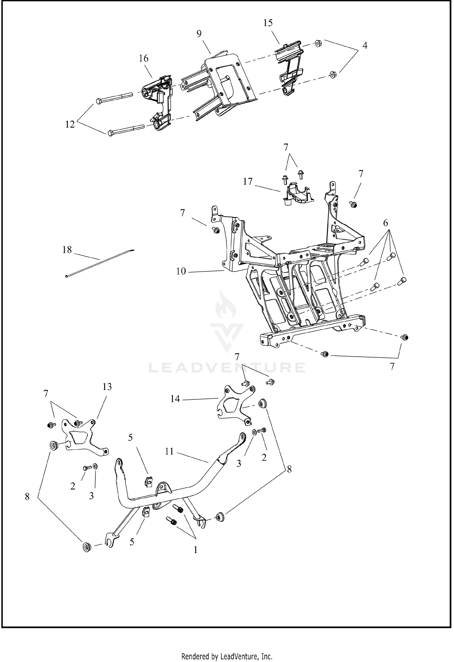 FAIRING, INNER (2 OF 2)