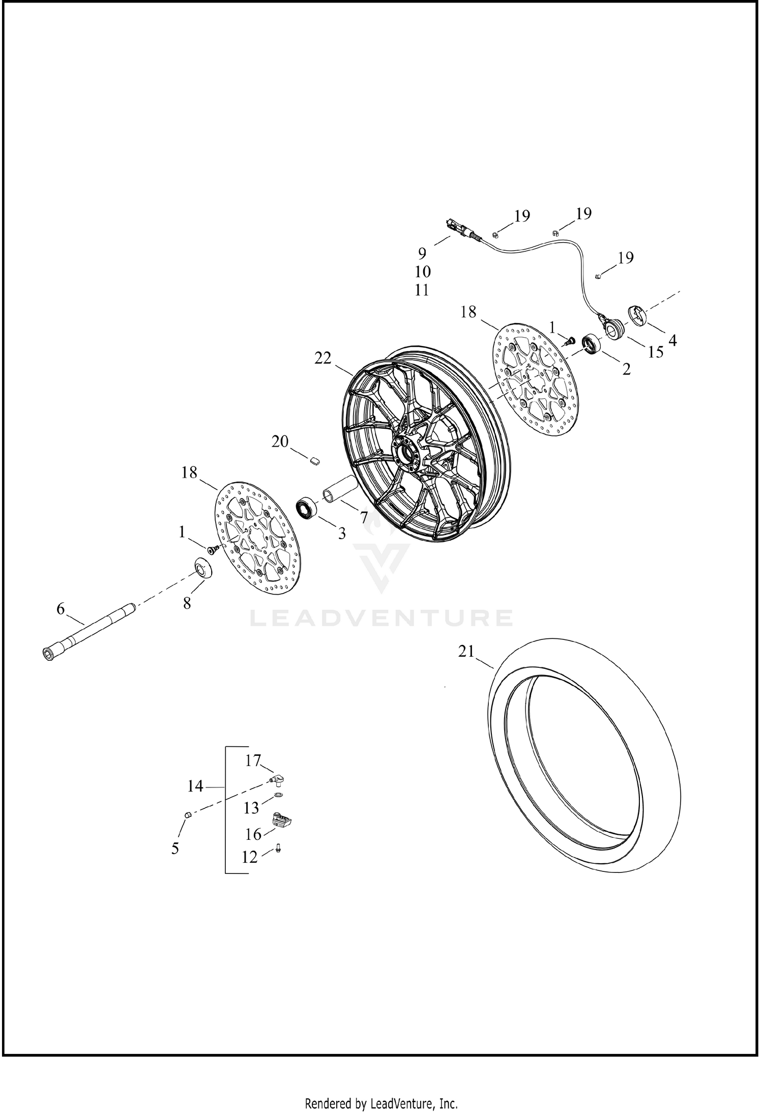 WHEEL, FRONT