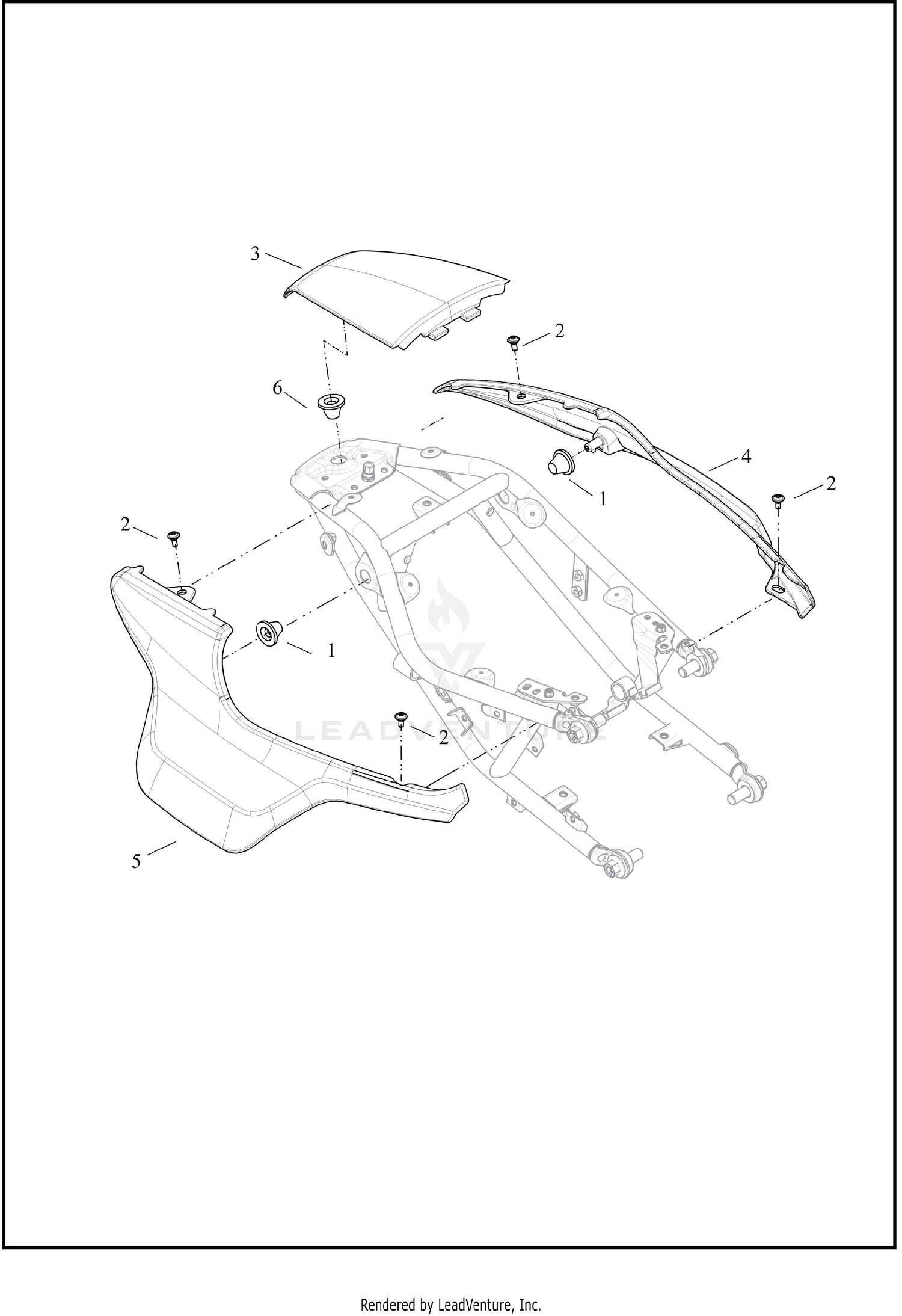FENDER, REAR