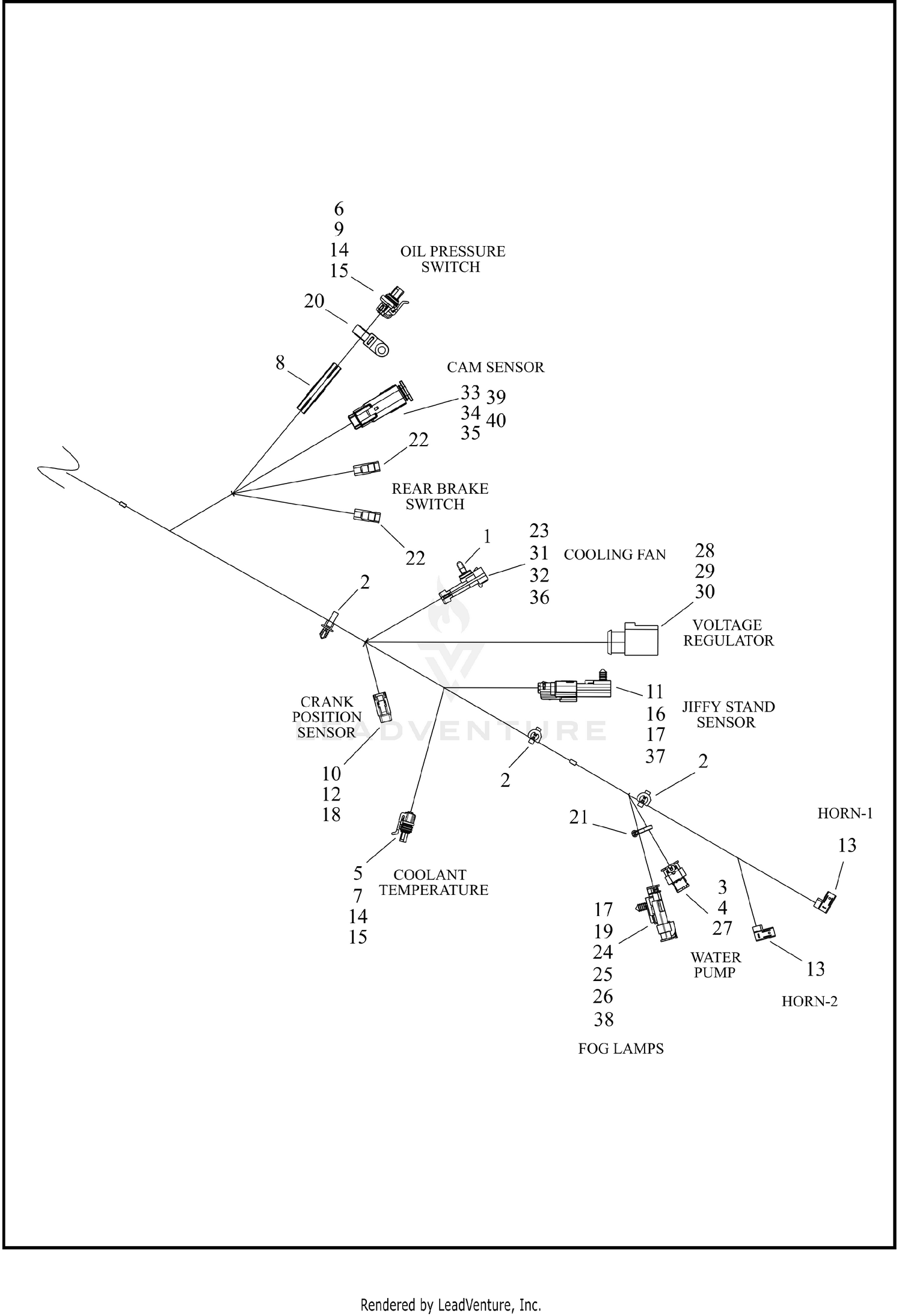 WIRING HARNESS, MAIN (7 OF 11)