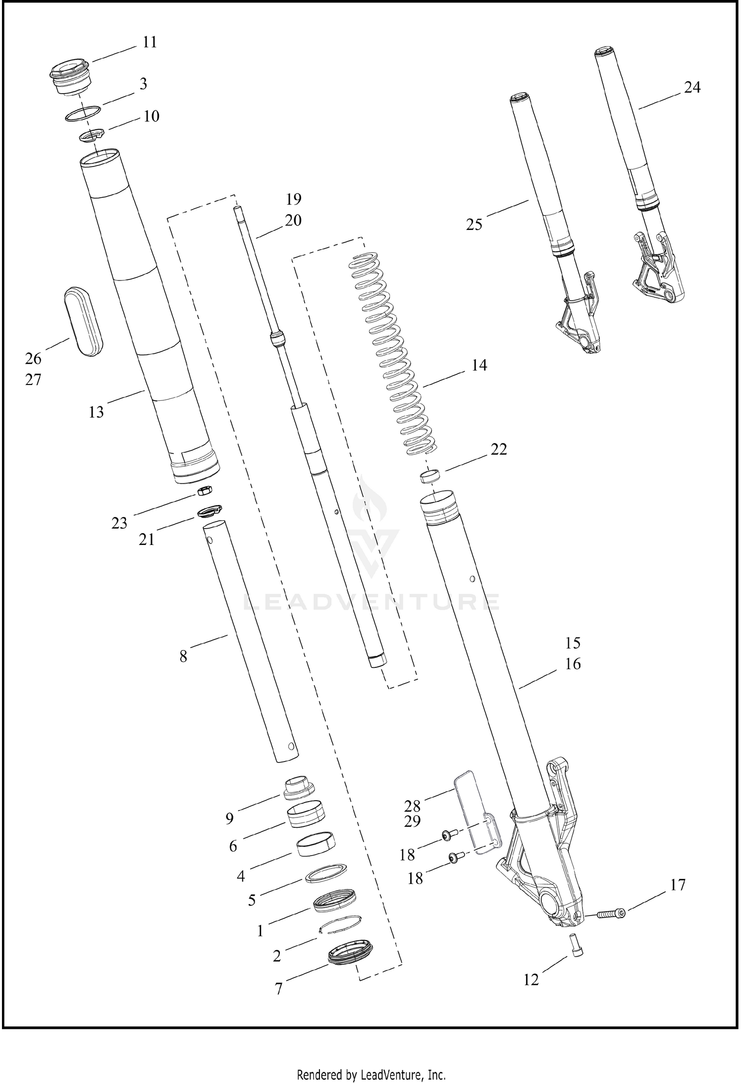 FORK, FRONT