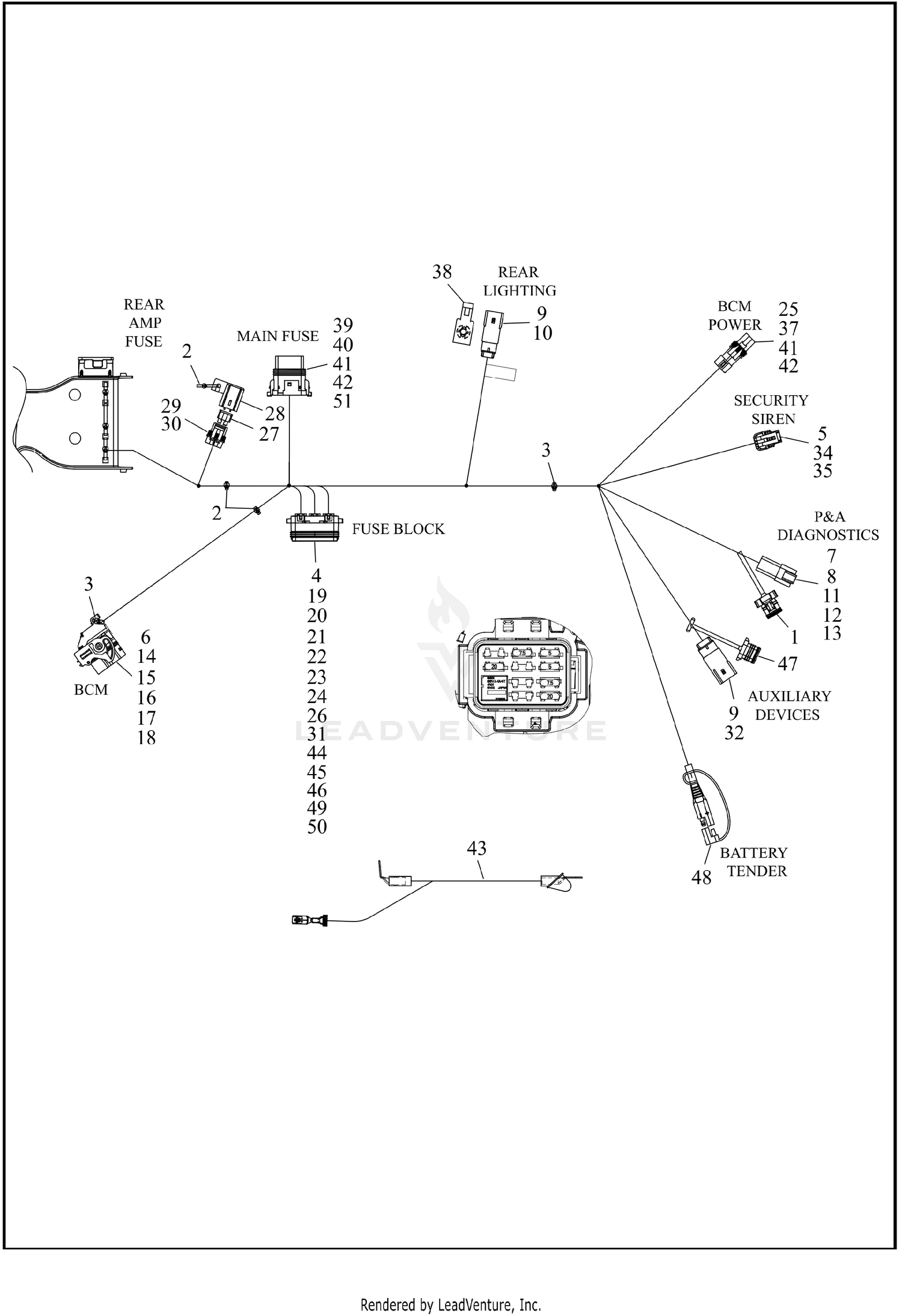 WIRING HARNESS, MAIN (8 OF 8)