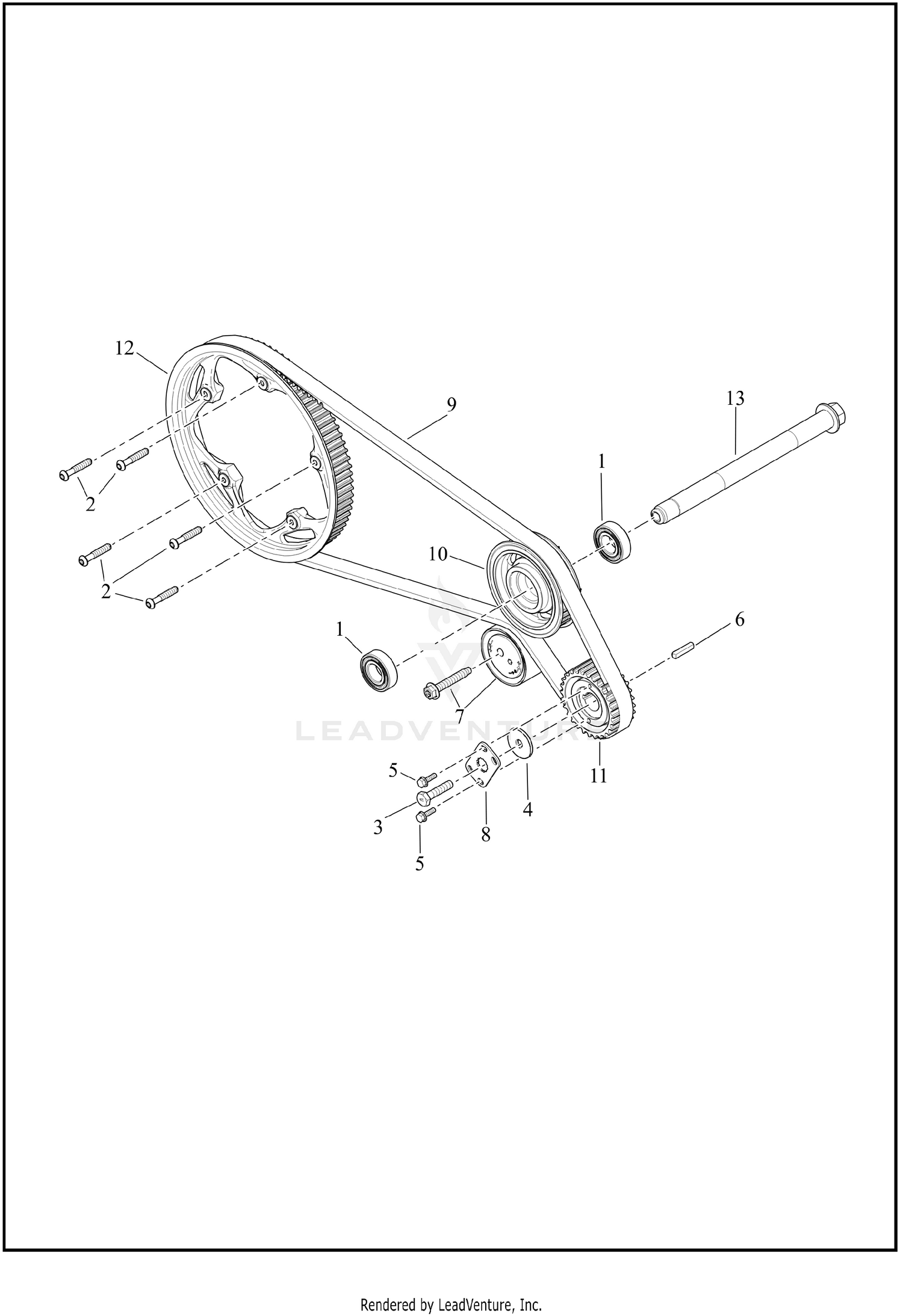 SPROCKETS AND BELT