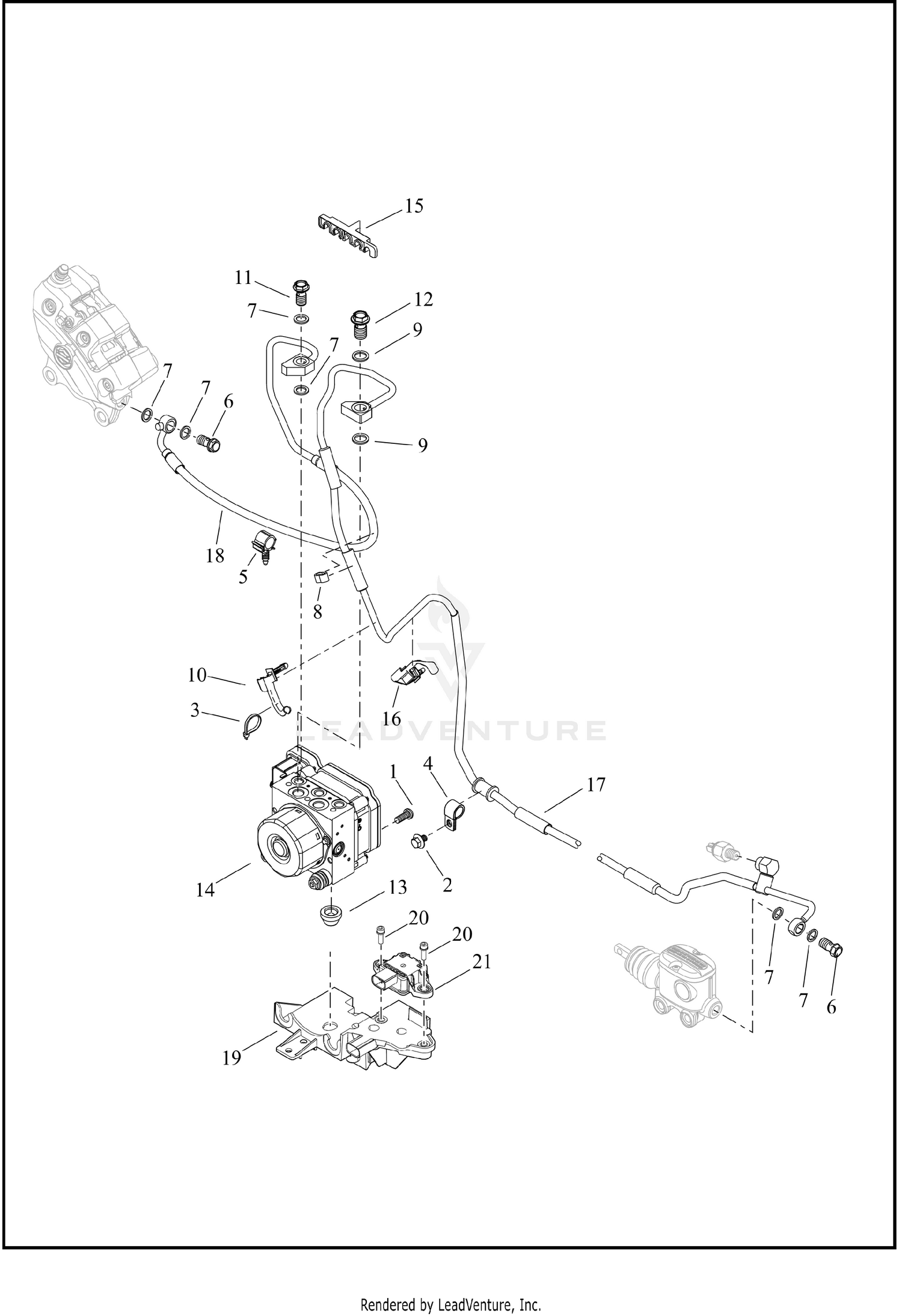 BRAKE LINES, REAR