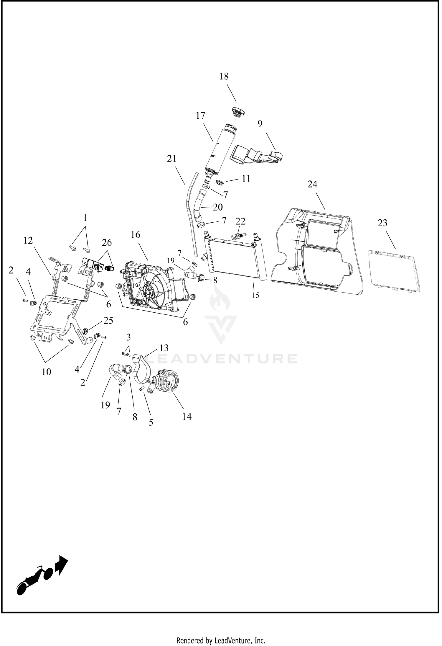 COOLANT DISTRIBUTION