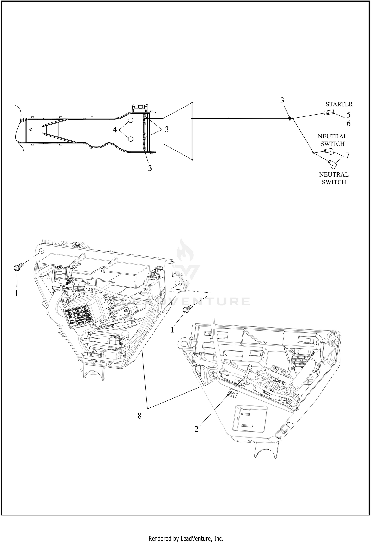 WIRING HARNESS, MAIN, ABS - FLHP (6 OF 9)