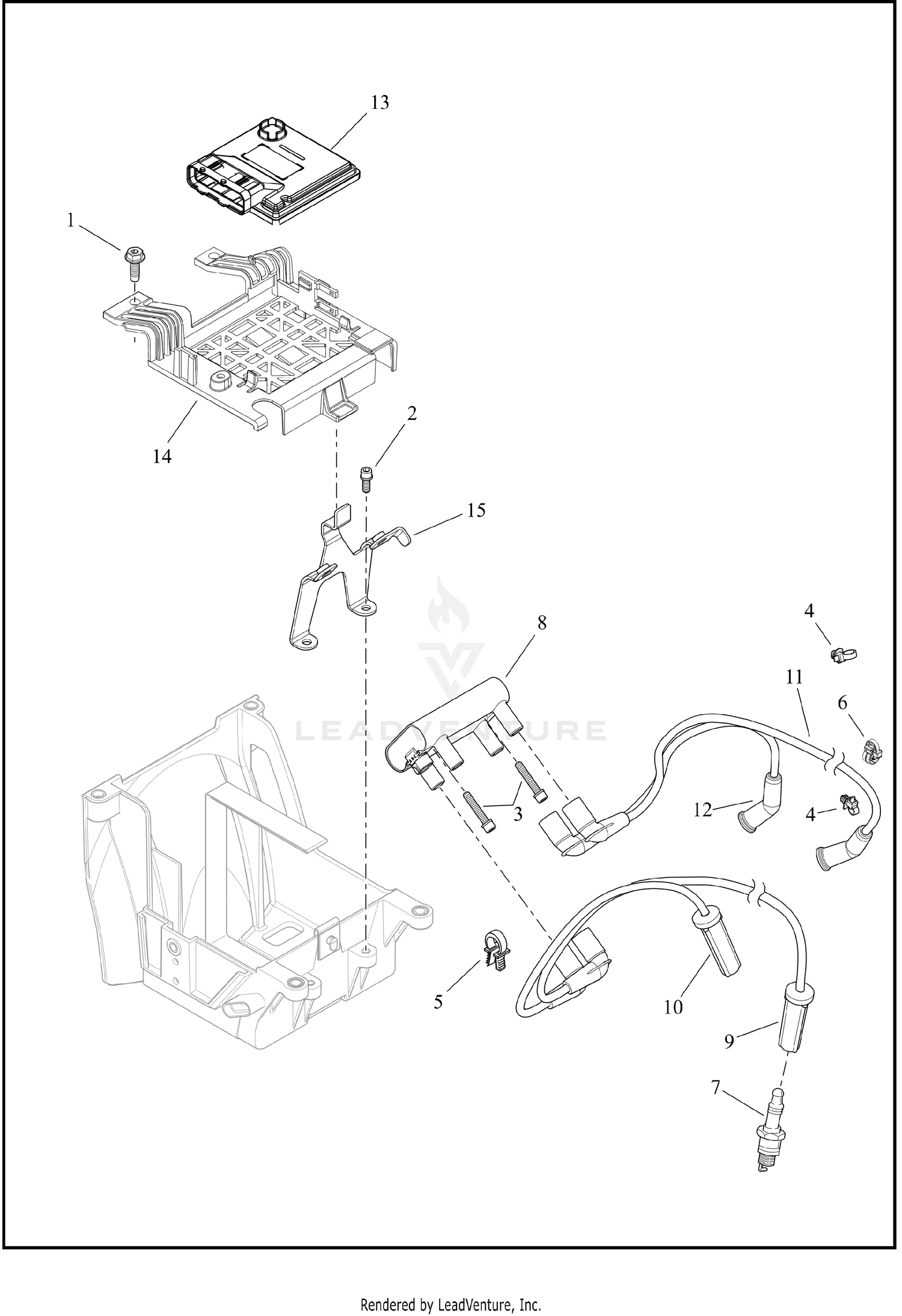 ELECTRONIC CONTROL MODULE (ECM) AND COIL