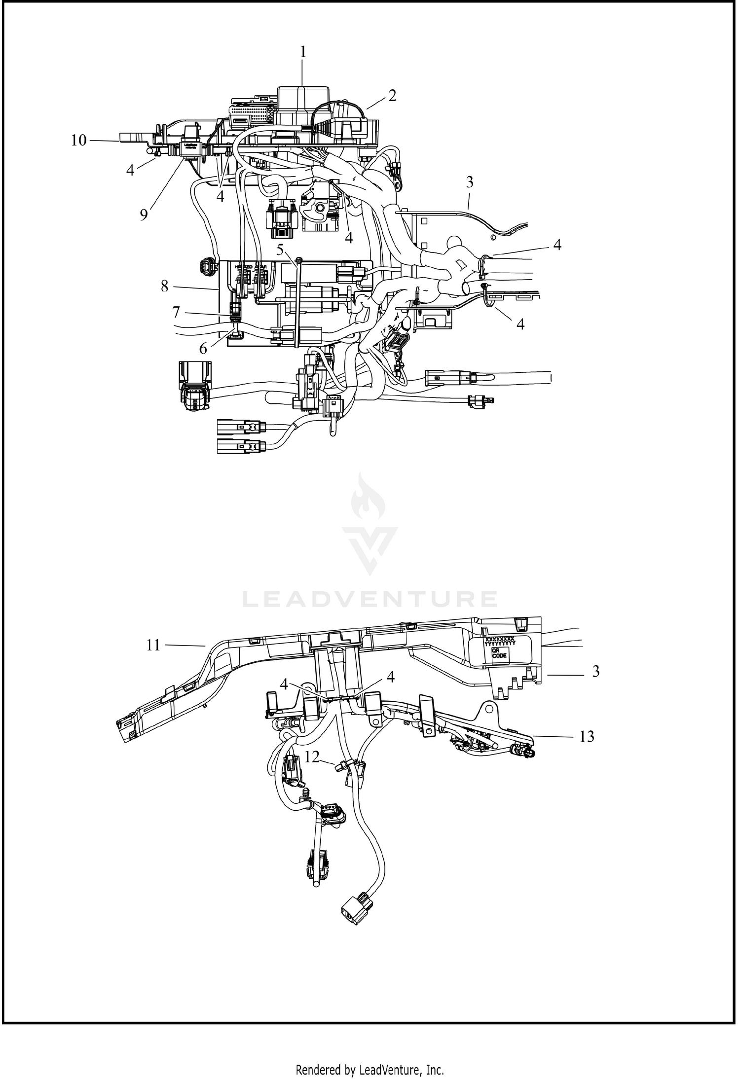 WIRING HARNESS, MAIN (11 OF 11)