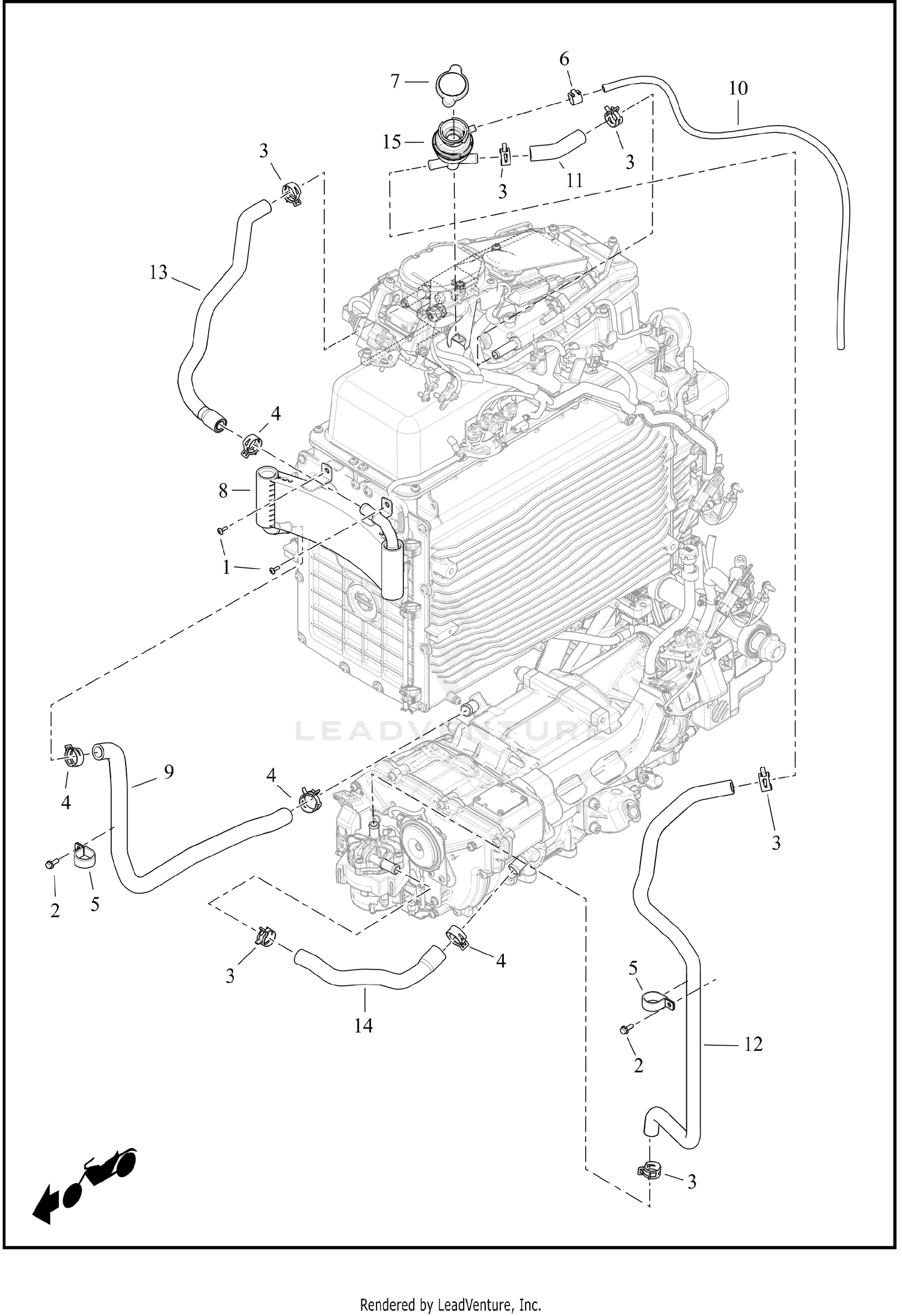 COOLING LINES/RADIATOR