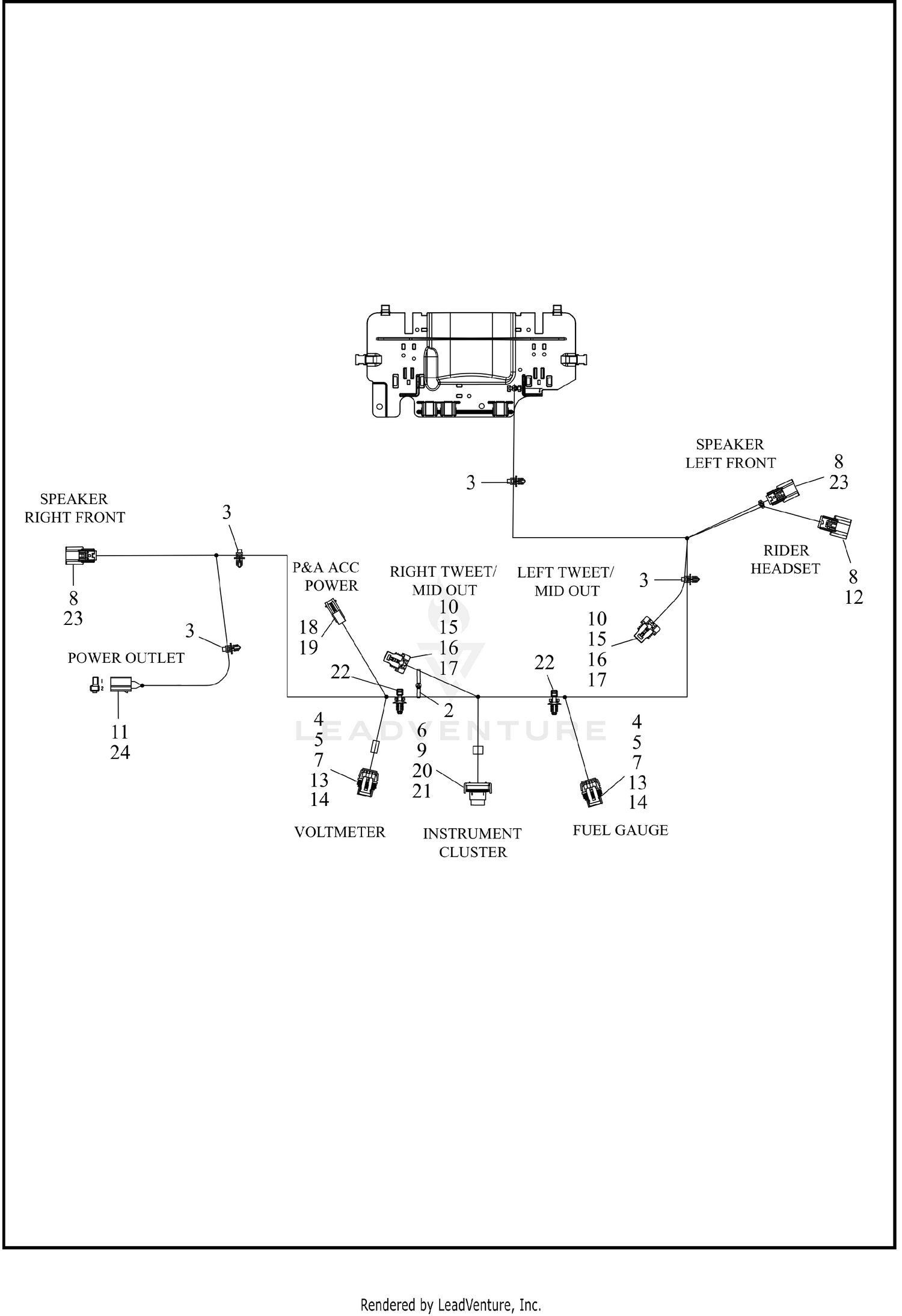 WIRING HARNESS, FAIRING (2 OF 2)