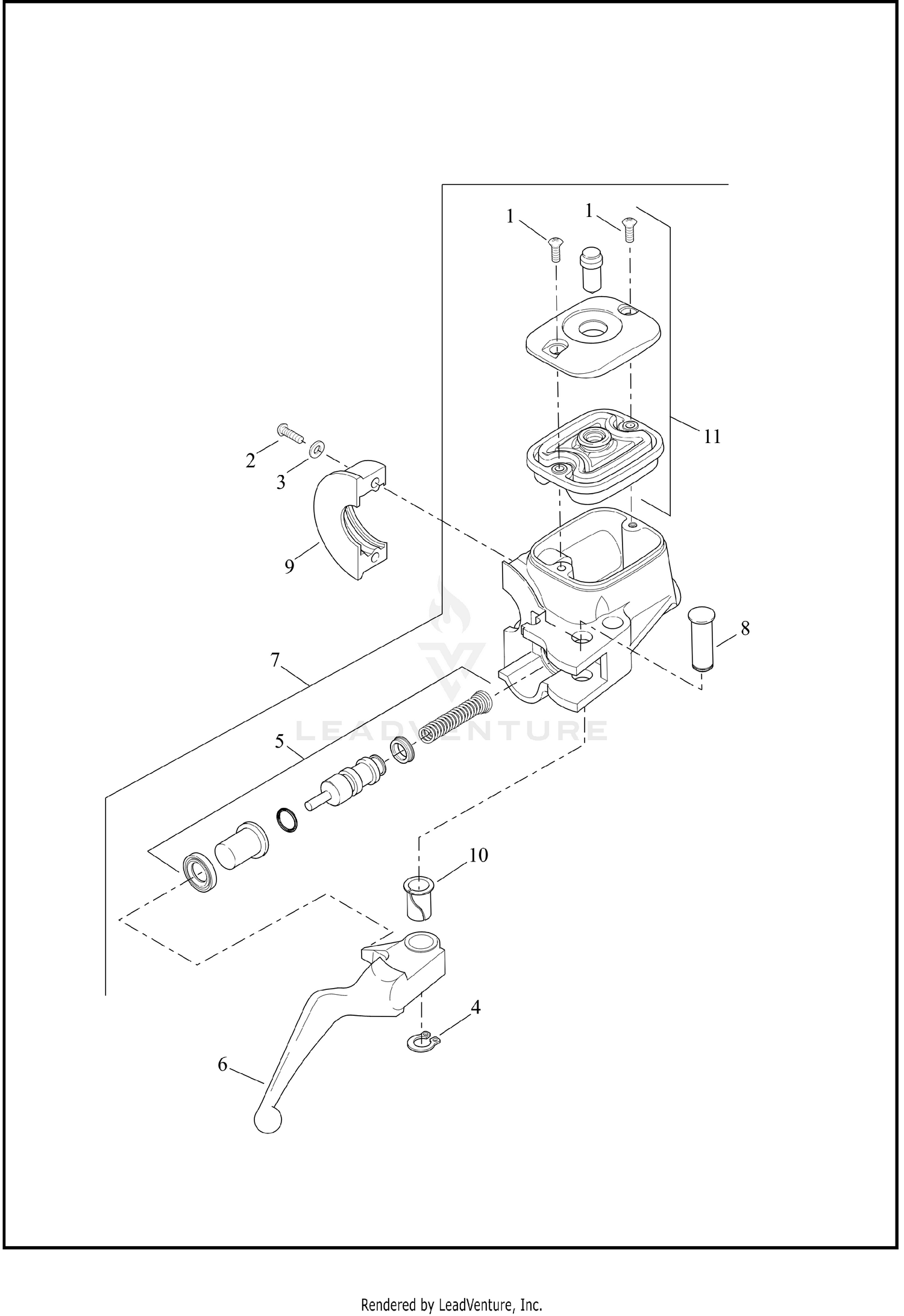 BRAKE CONTROL, FRONT