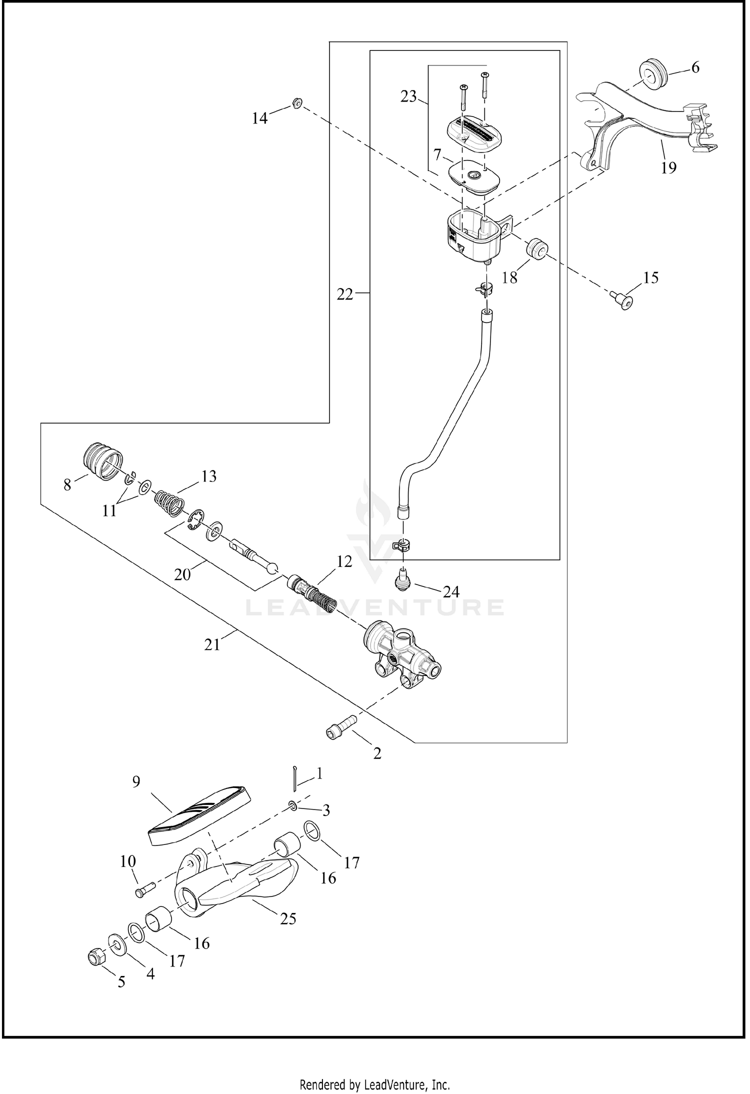 BRAKE CONTROL, REAR