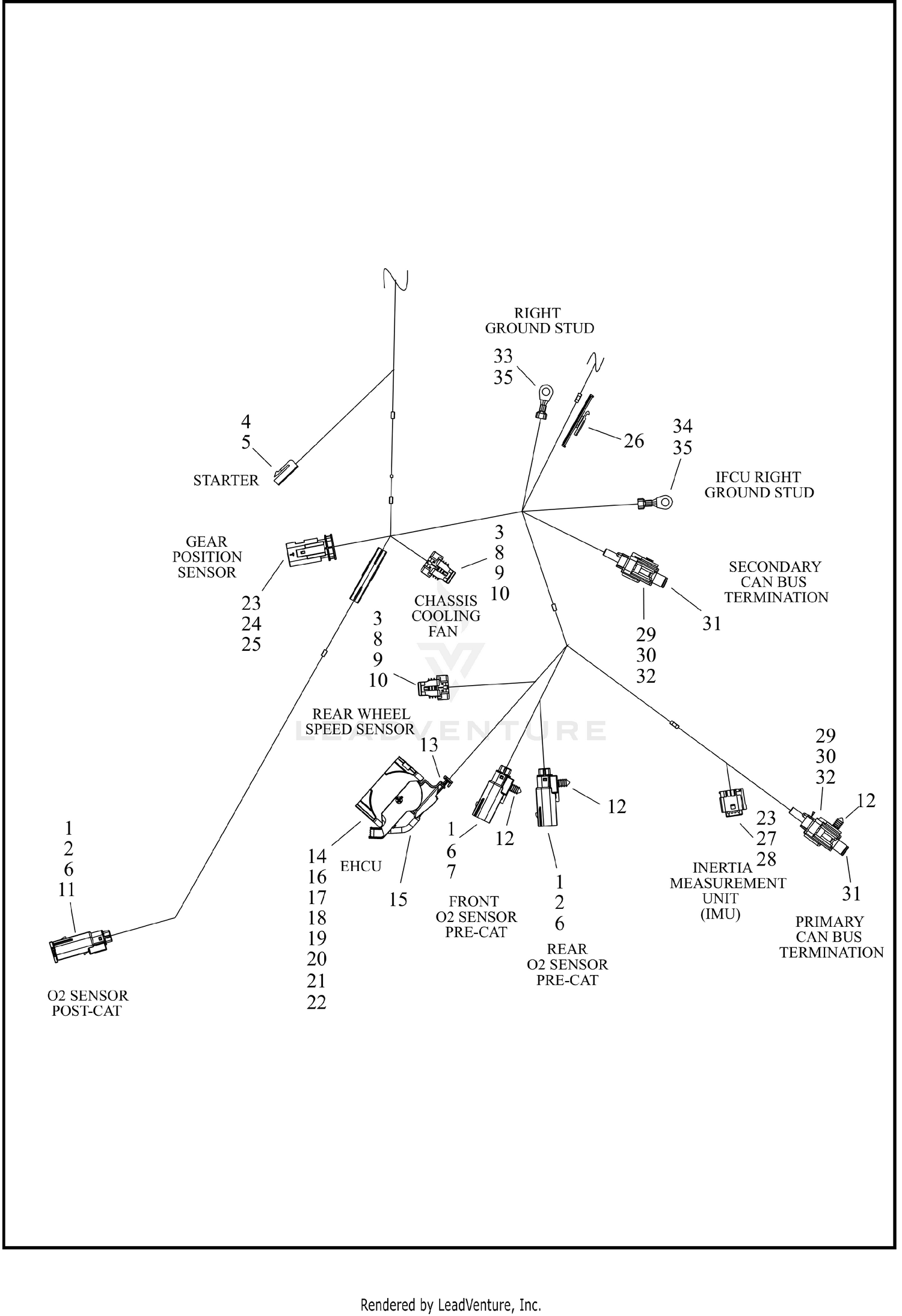 WIRING HARNESS, MAIN (6 OF 11)