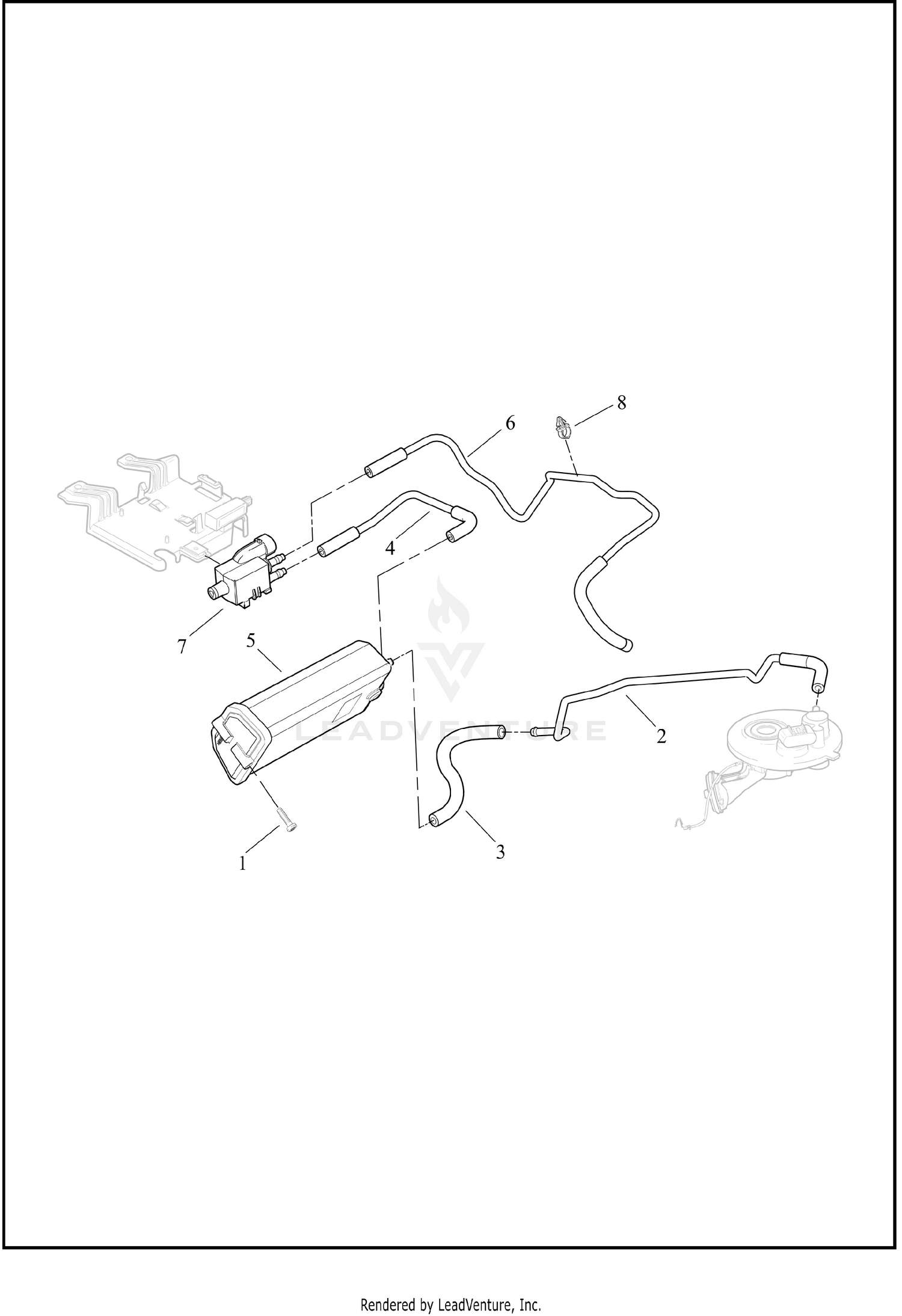 EVAPORATIVE EMISSIONS COMPONENTS
