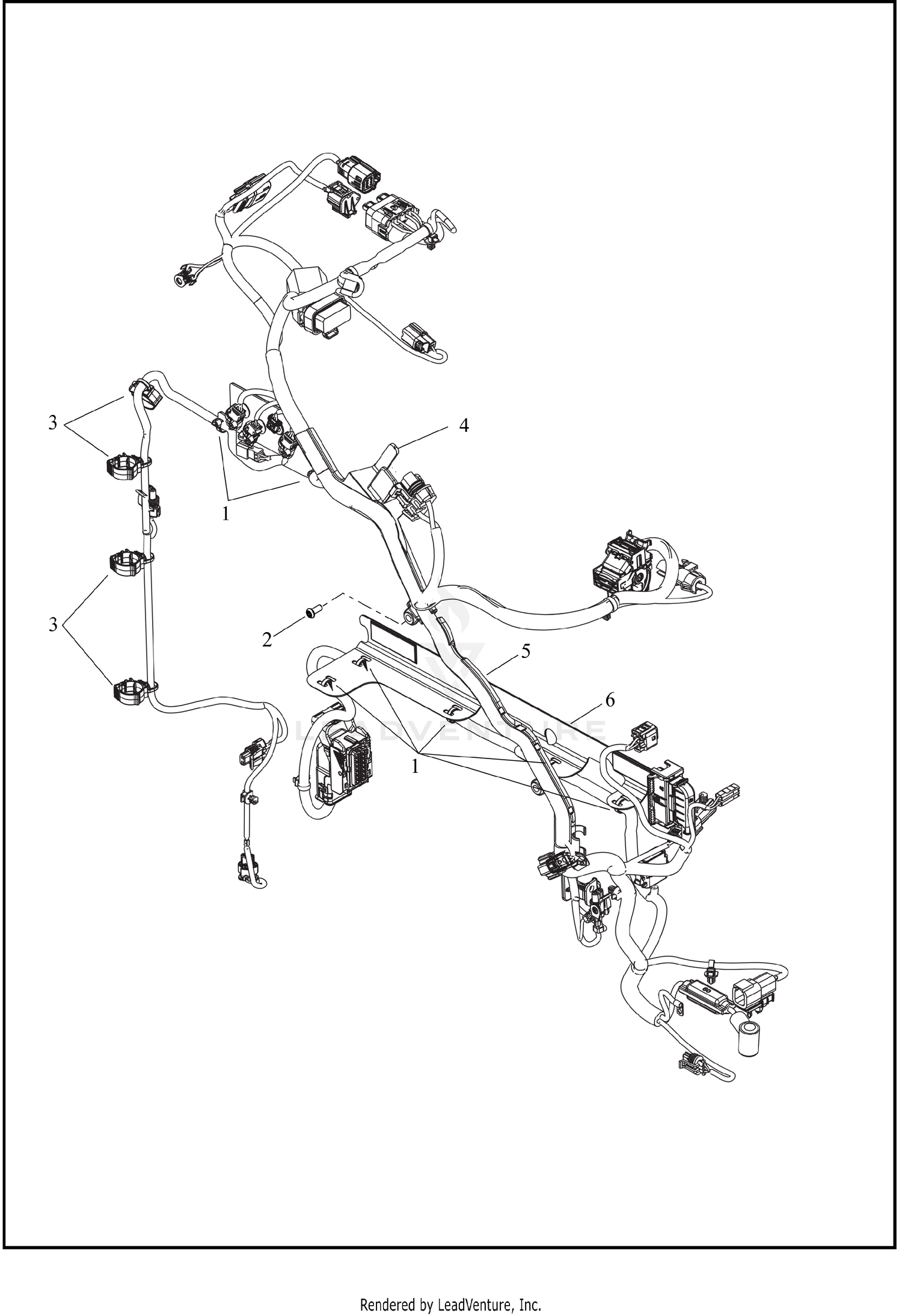 WIRING HARNESS, MAIN (6 OF 6)