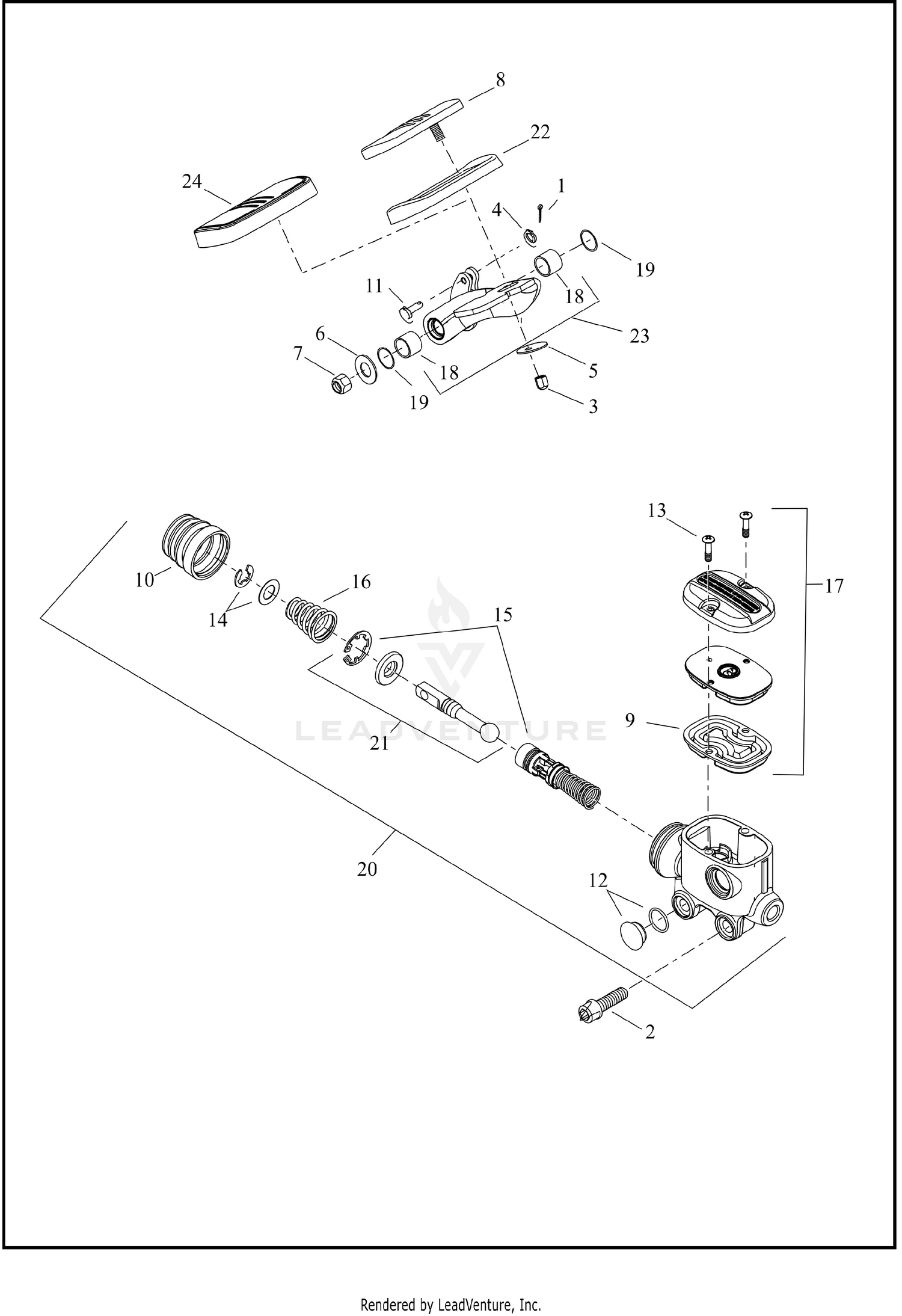 BRAKE CONTROL, REAR