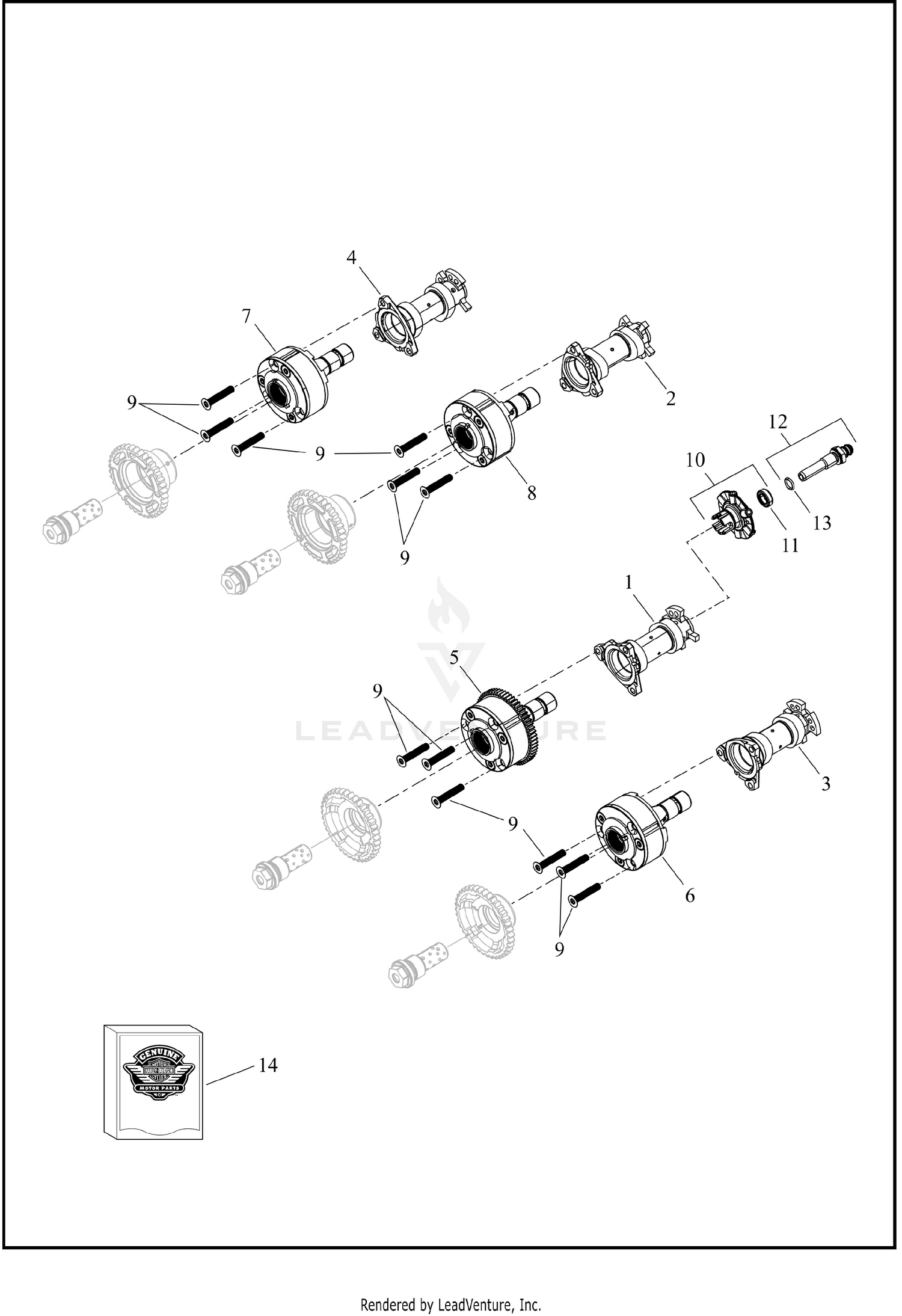 CAM SHAFT AND CAM PHASER